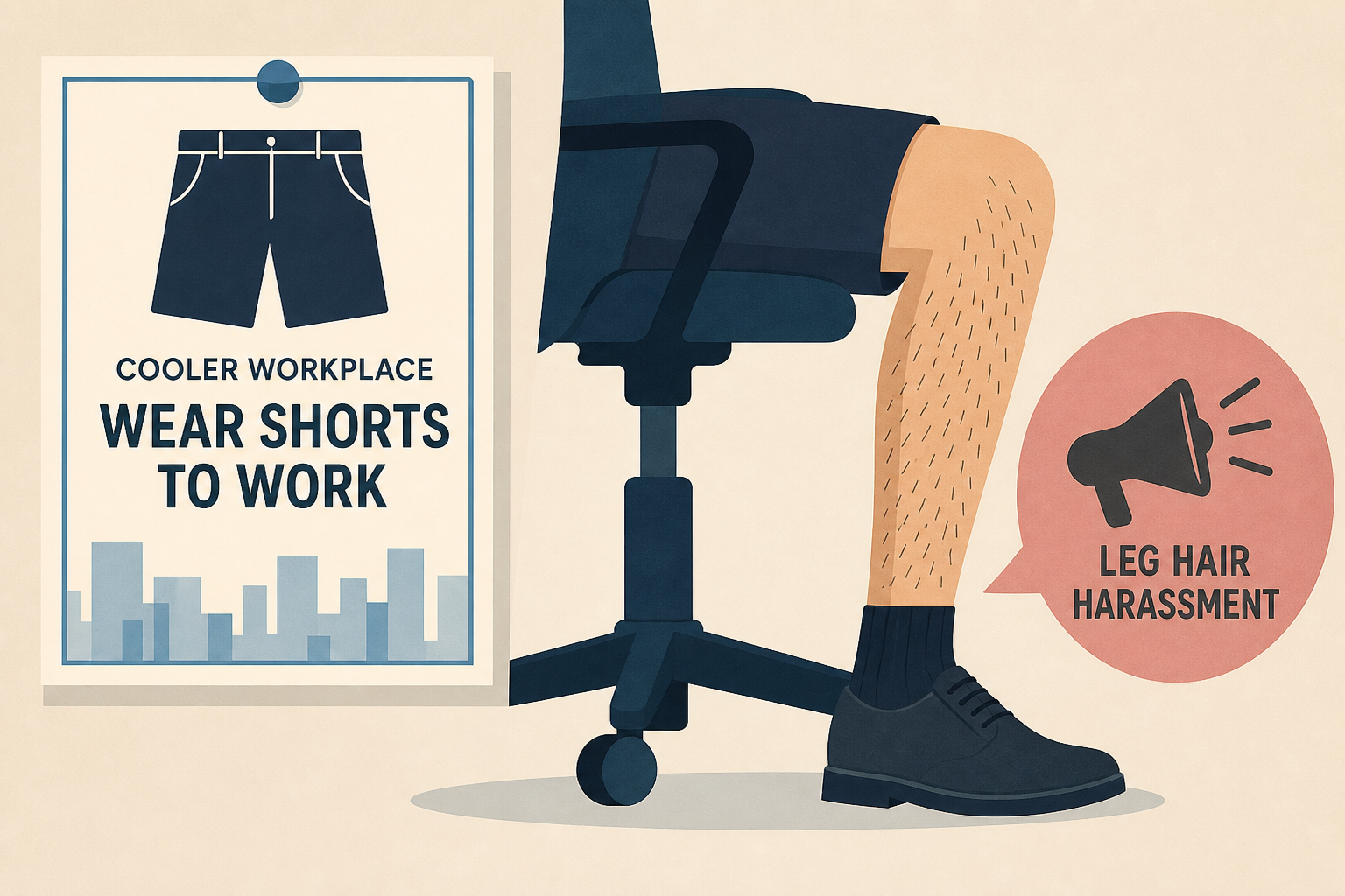 Tokyo urges men to wear shorts to work, but women say it's 'leg hair harassment'