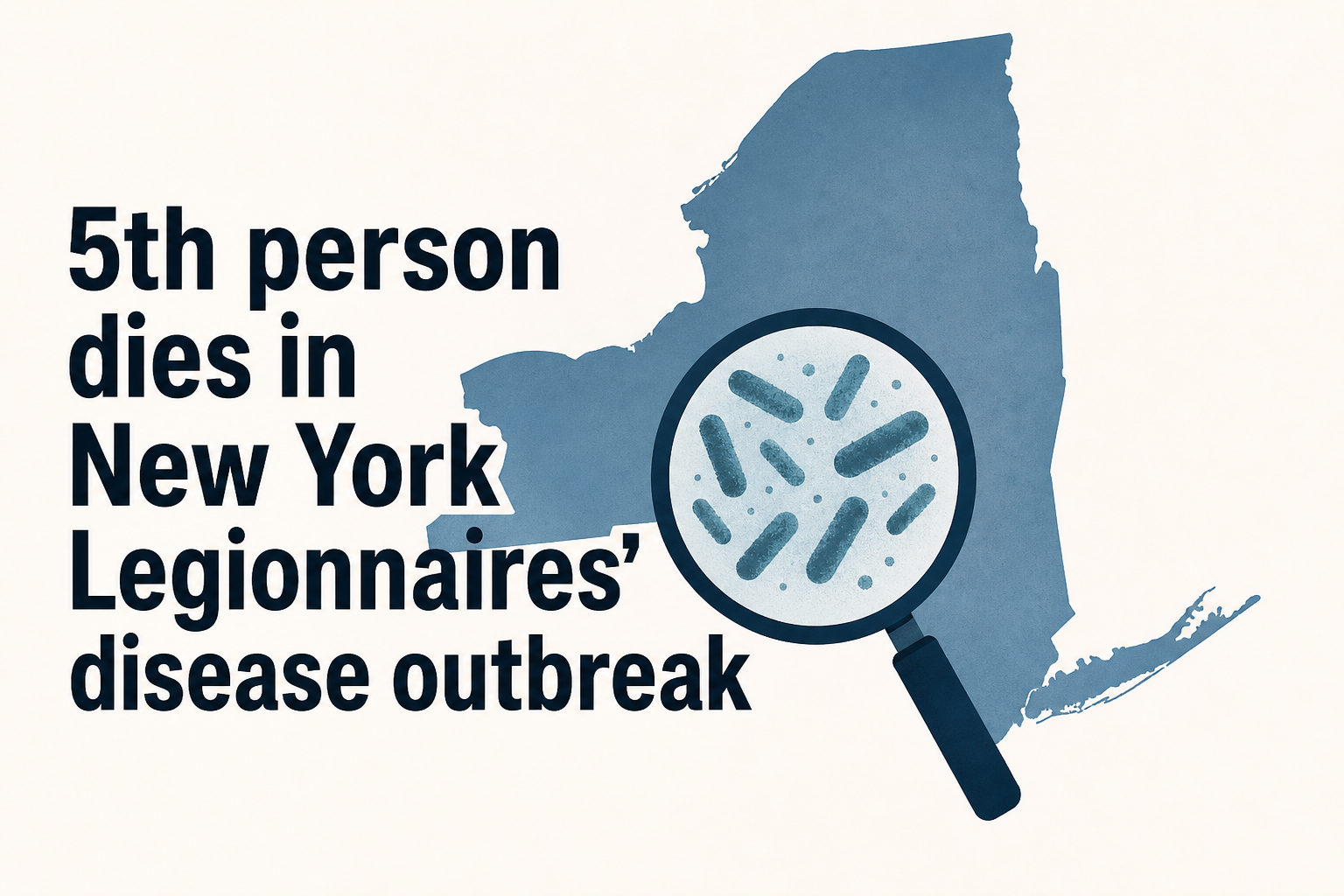 5th person dies in New York Legionnaires' disease outbreak