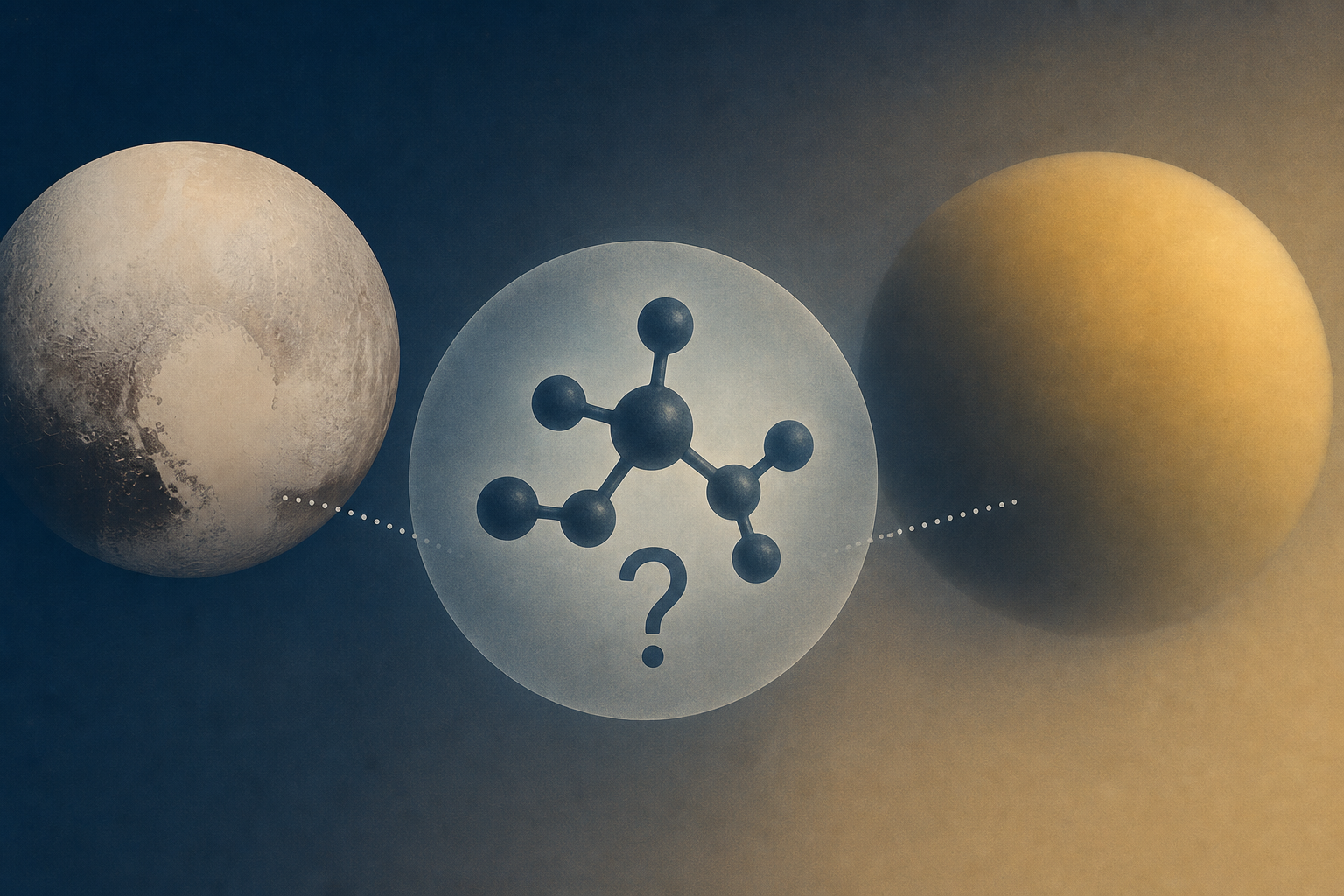Scientists discover mystery molecule on Pluto and Saturn's moon Titan: 'We cannot say what it is'
