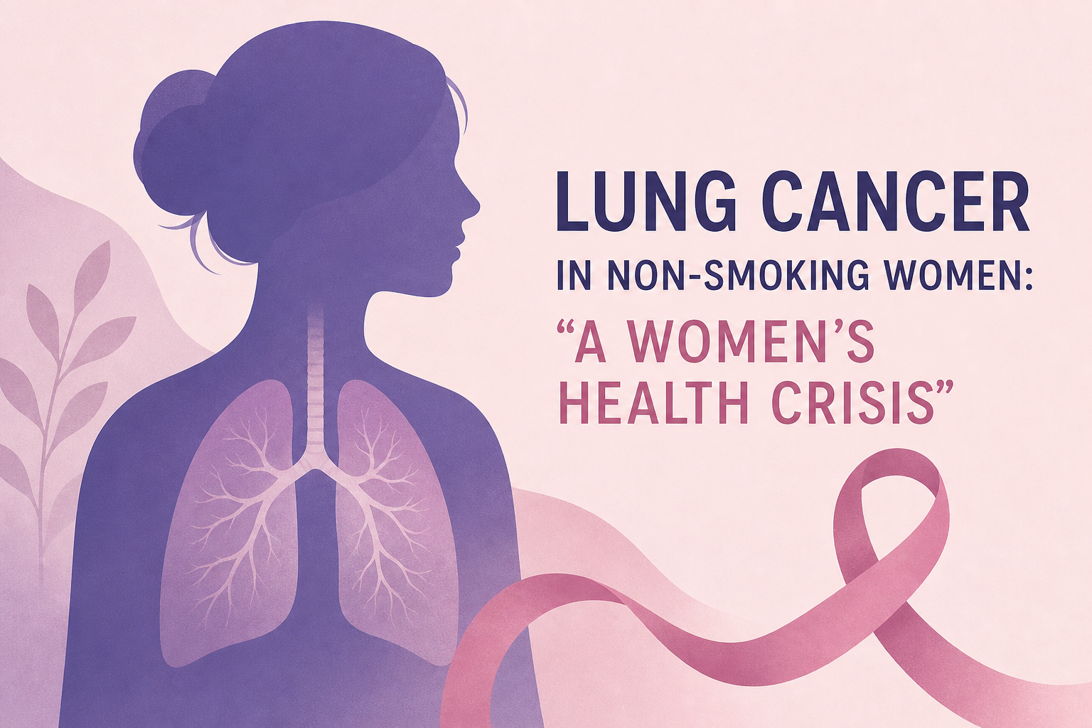 Lung cancer in non-smoking women: "A women's health crisis"