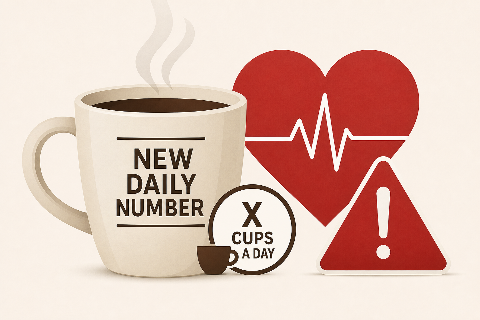 The American Heart Association has a new number for daily coffee-and a warning if you go over it