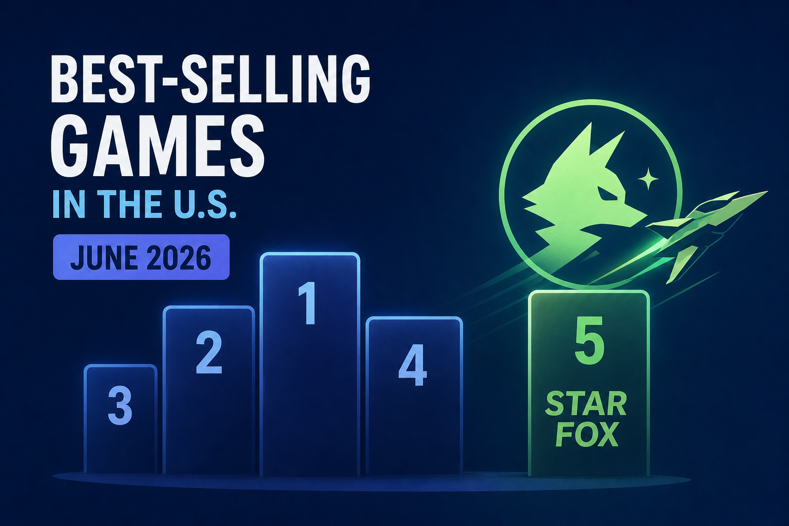 Best-selling games in the U.S. for June 2026 - Star Fox makes the top 5