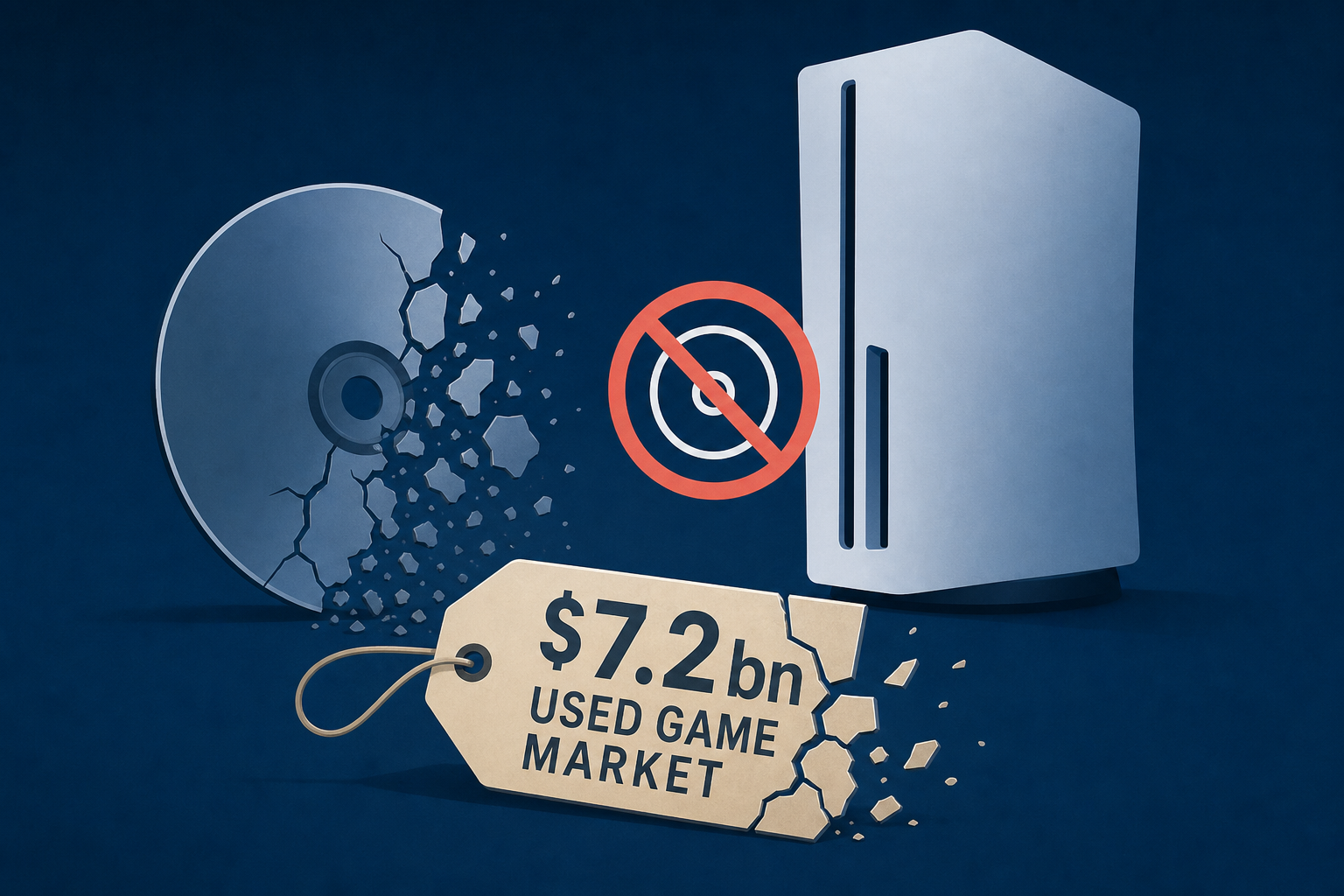 Sony's decision to kill off PlayStation discs could destroy the $7.2bn used game market, according to analysts
