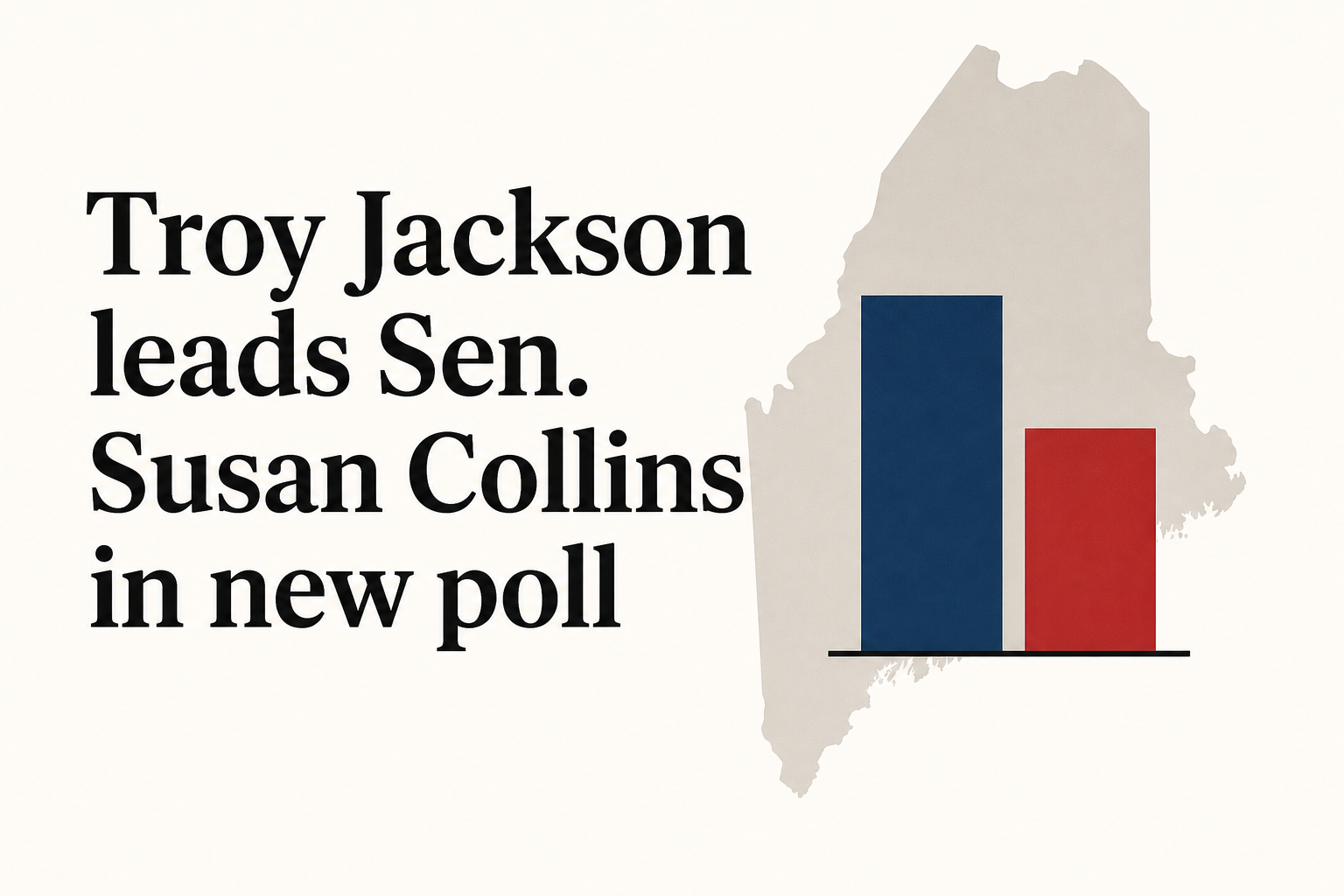Troy Jackson leads Sen. Susan Collins in new poll