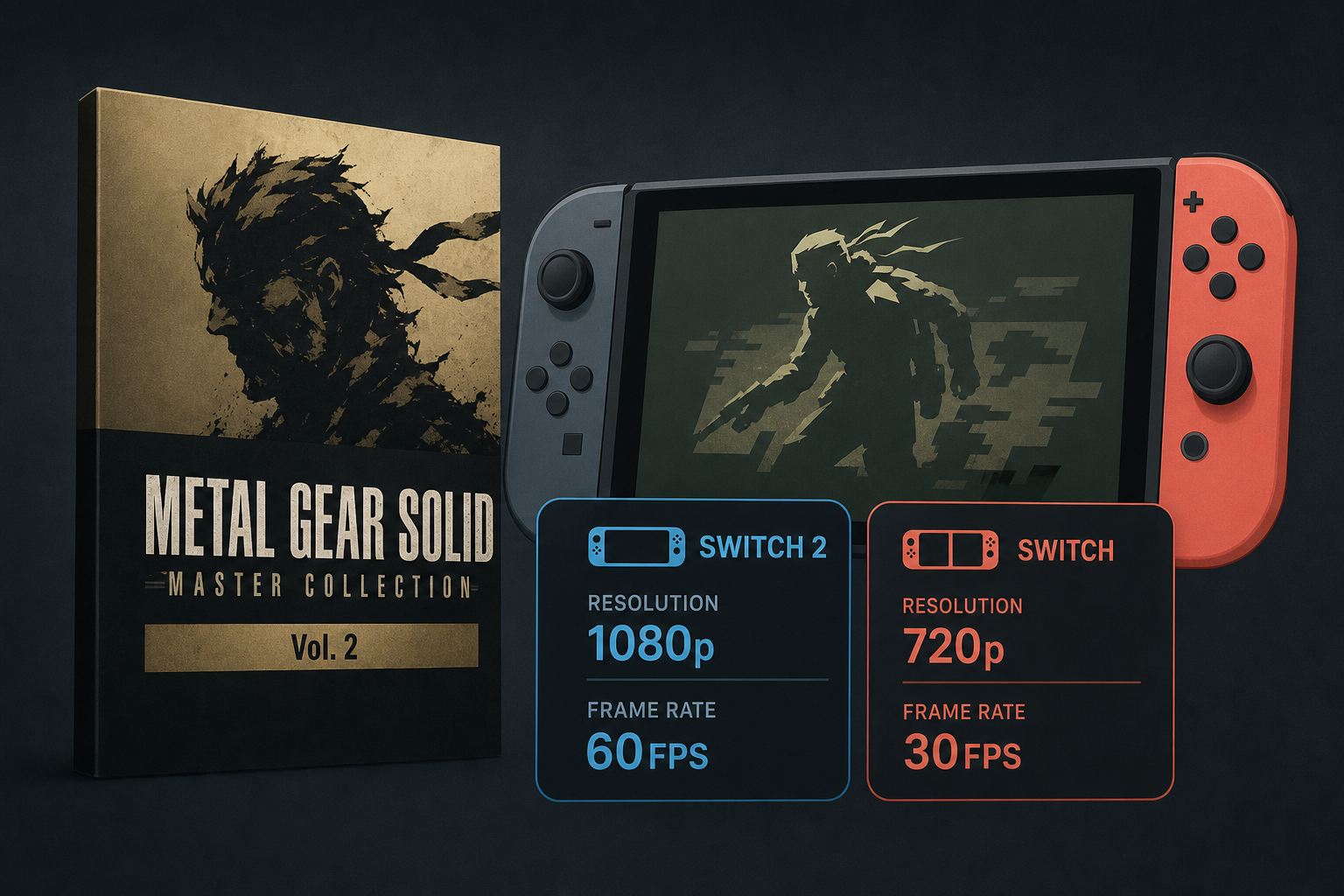 Metal Gear Solid: Master Collection Vol. 2 reveals Nintendo Switch 2 and Switch frame rate, resolution