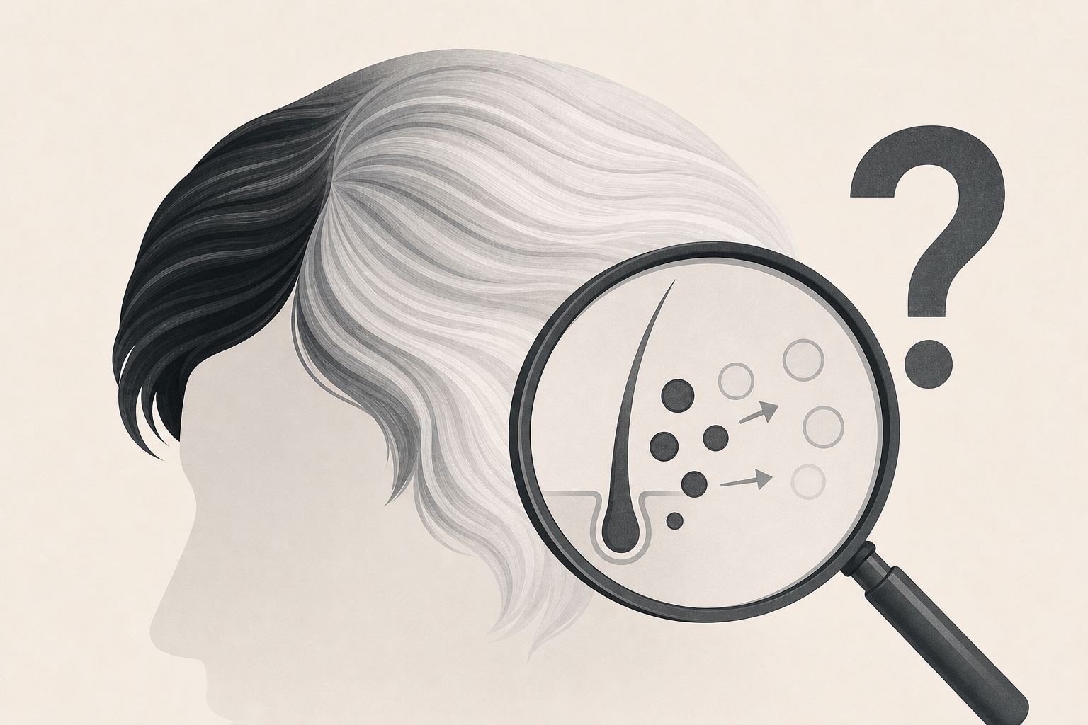 What causes gray hair?