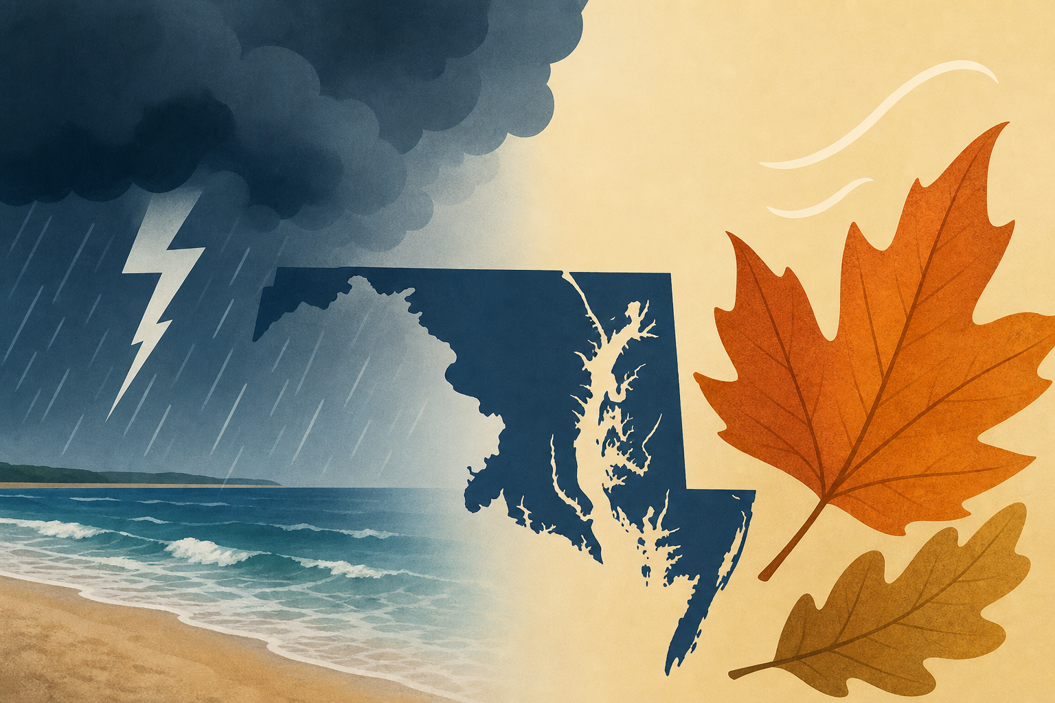 July 22 Storm Risk In Southern Maryland And Beaches Then Taste Of Early Autumn