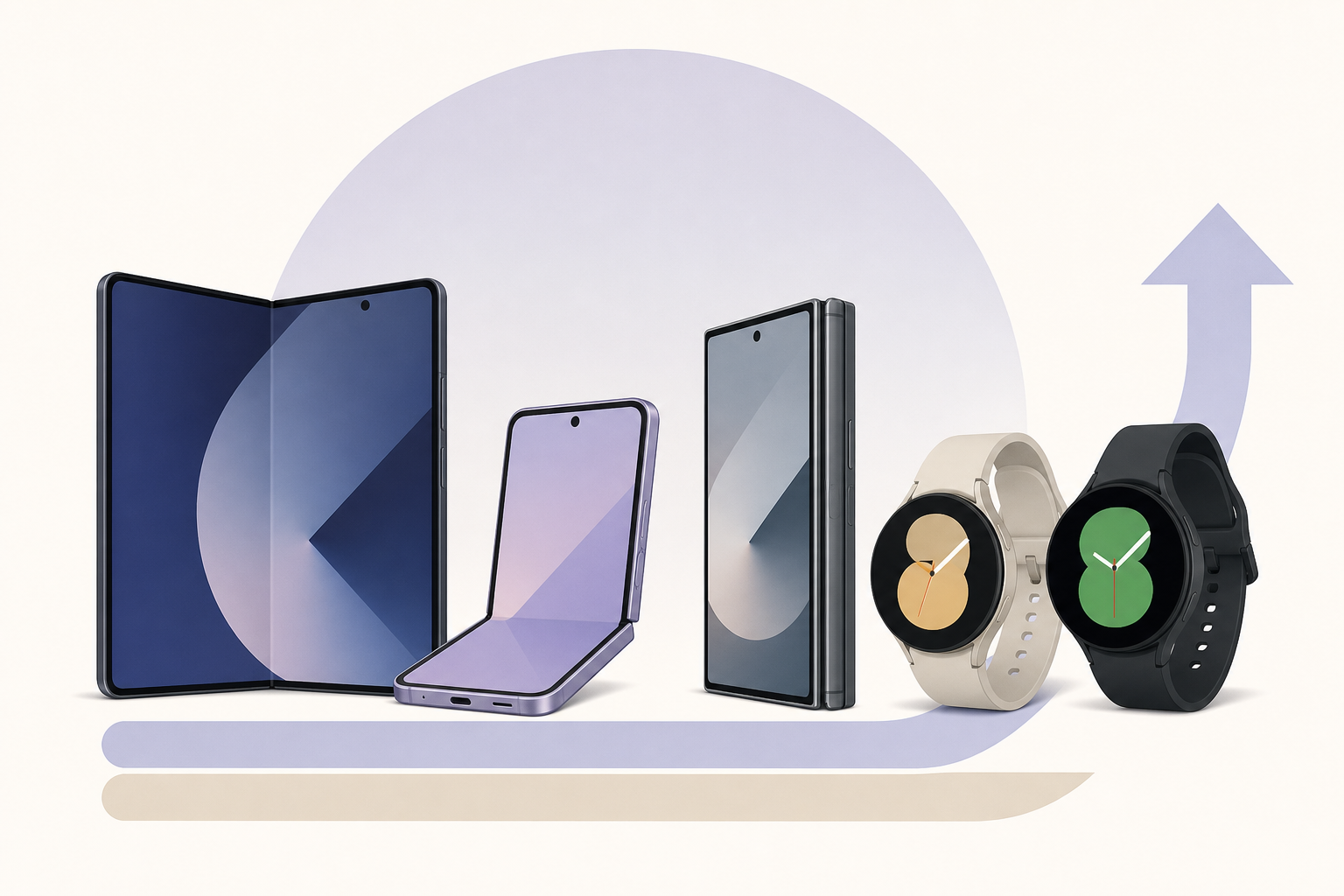 Three New Foldables And Two Galaxy Watches