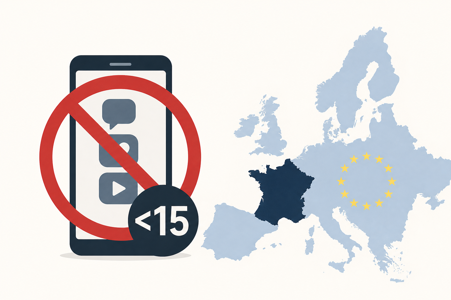 France becomes first European Union country to ban social media for kids under 15