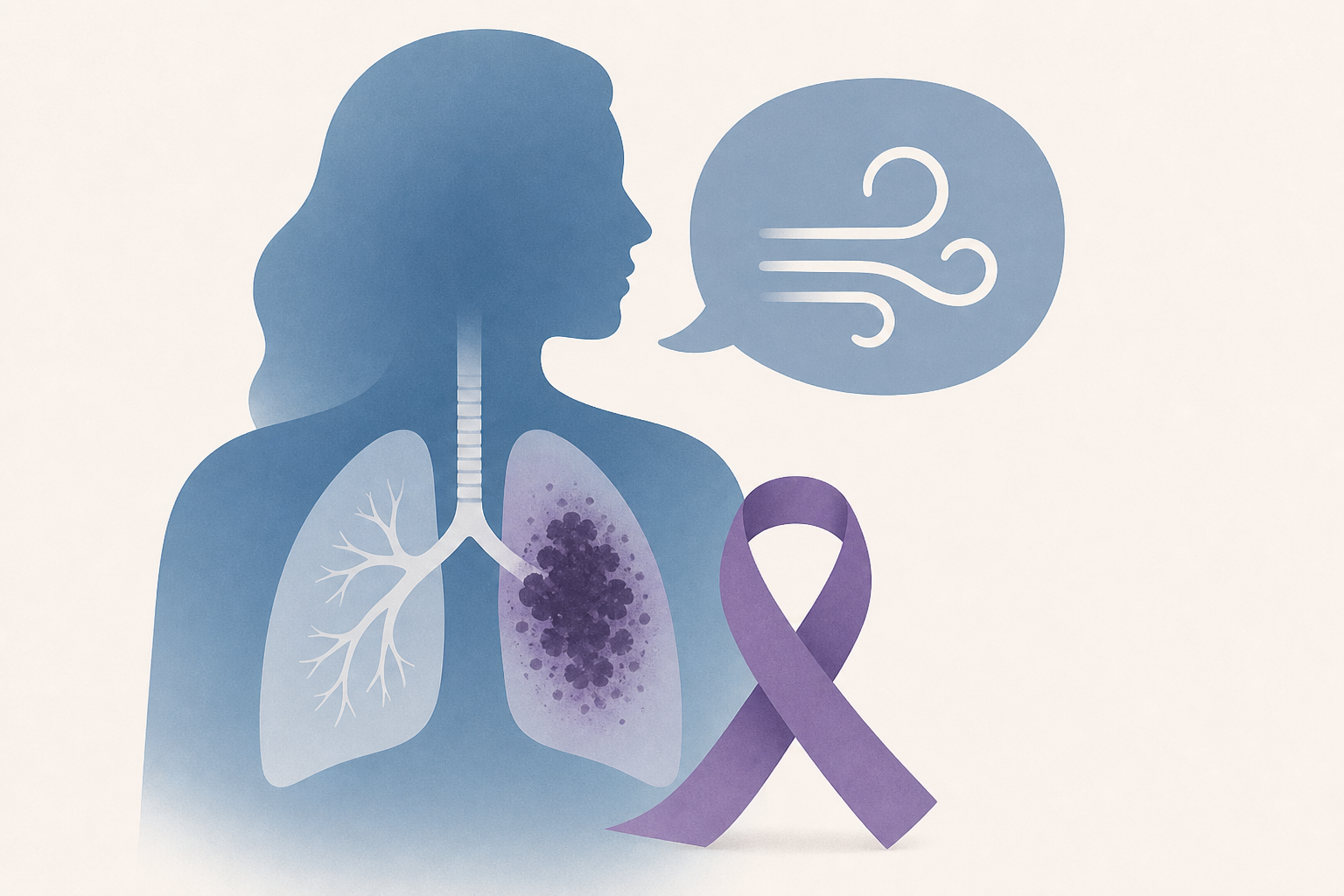A 44-year-old mom felt out of breath while talking. It turns out she had stage 4 lung cancer, despite never smoking.