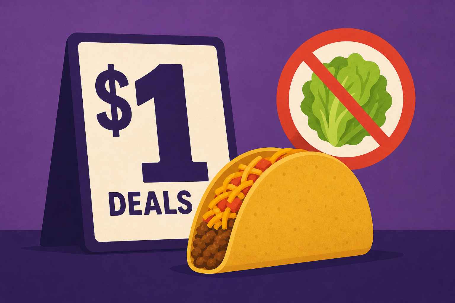 Hungry for customers, Taco Bell is offering $1 lettuce-free deals