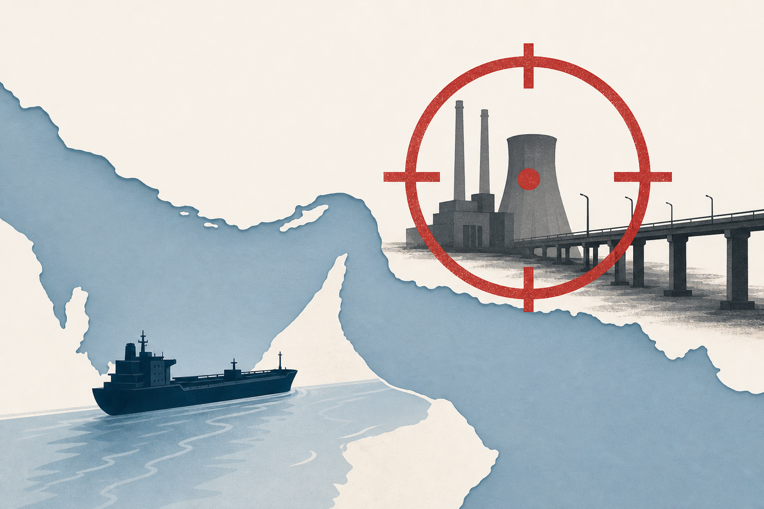 Trump vows to hit Iranian bridge or power plant each time Tehran strikes ships in Strait of Hormuz