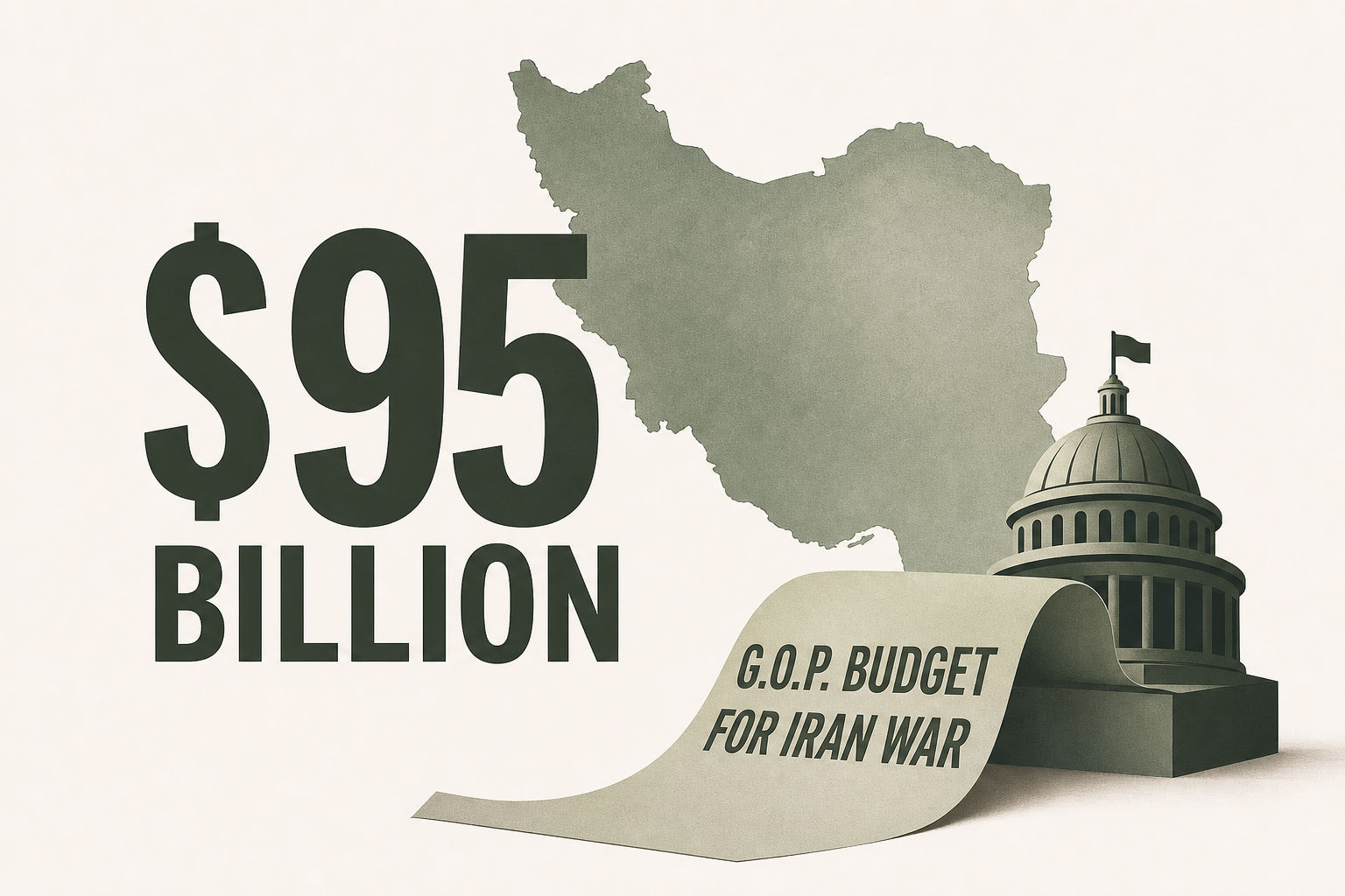 House Adopts $95 Billion G.O.P. Budget for Iran War