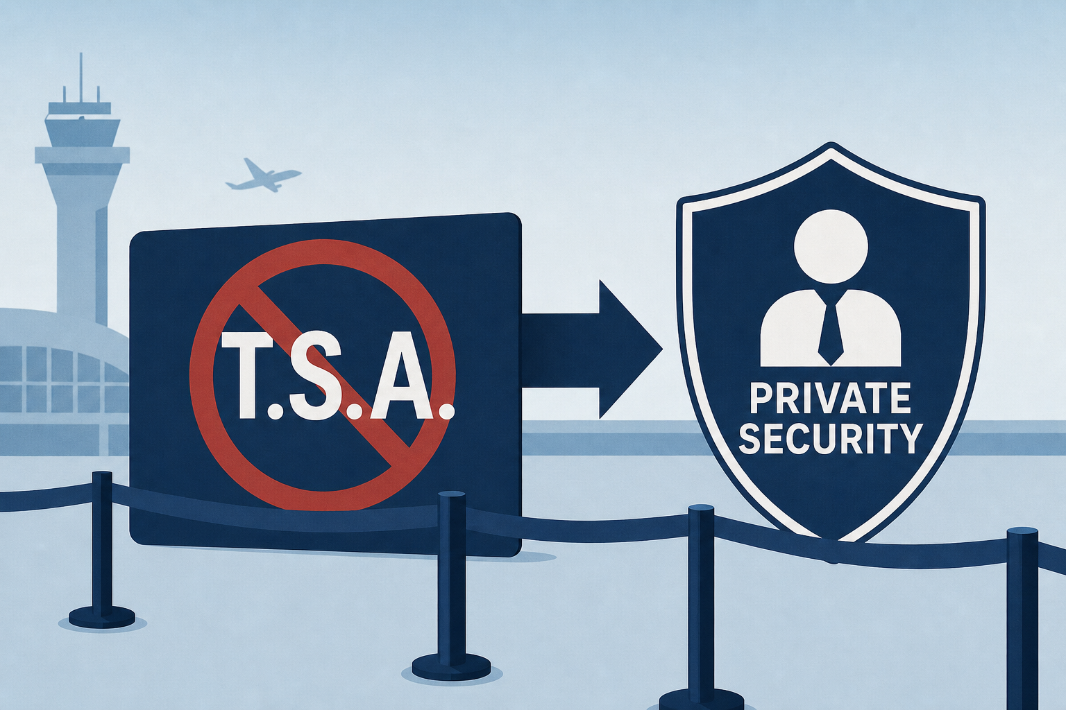 Three Airports Plan to Ditch T.S.A. Amid Push for Private Security
