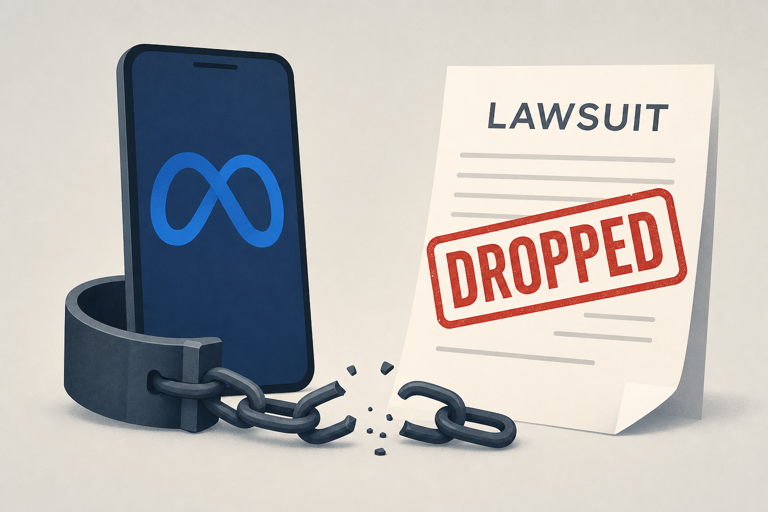 Social media addiction lawsuit against Meta is dropped