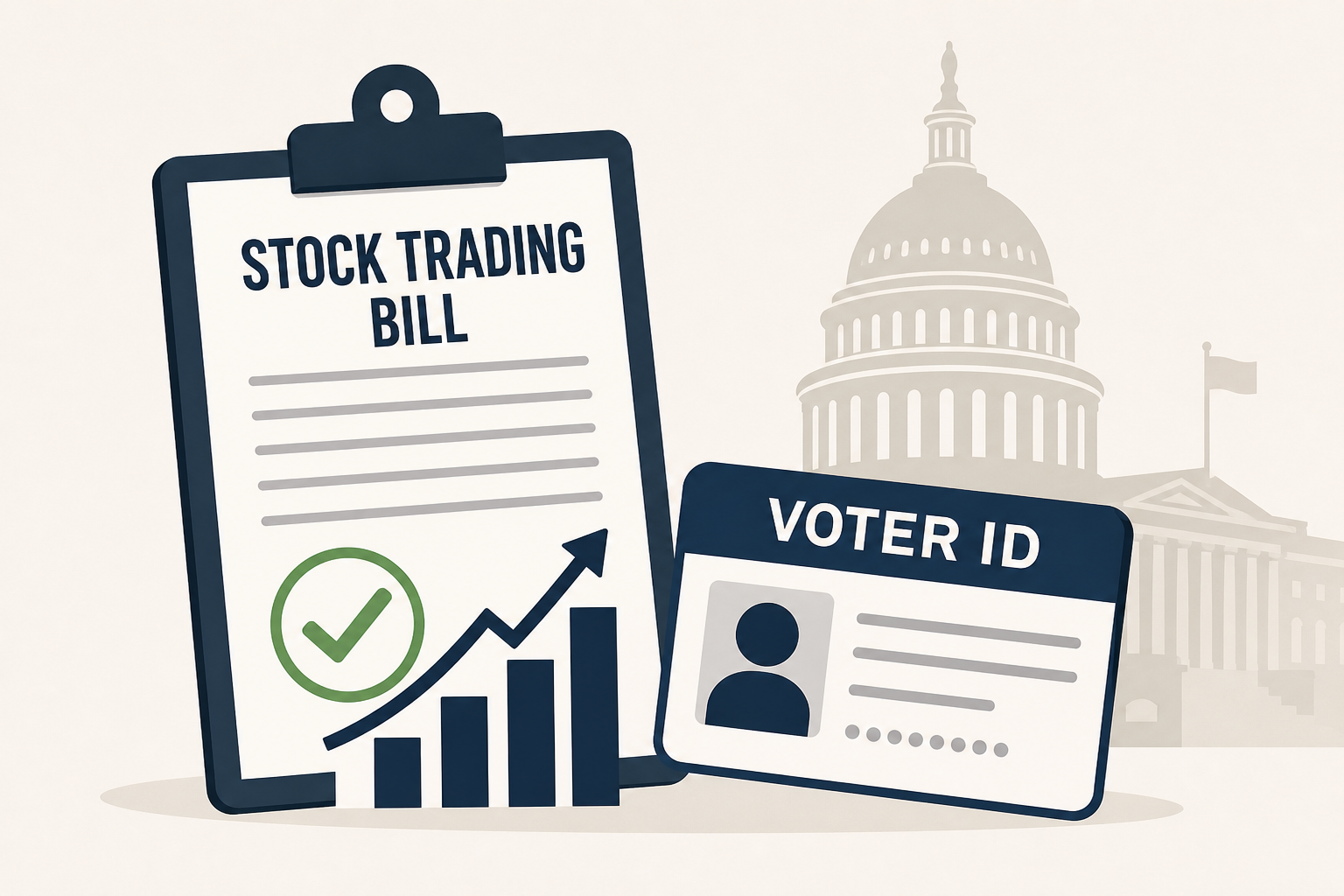 House Republicans Pass Stock Trading Bill Tied to SAVE Act and Voter ID Measure