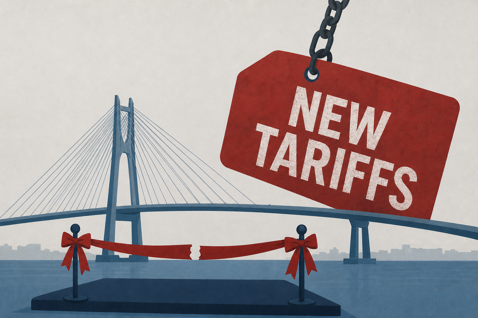 Trump's new tariffs upend planned Gordie Howe Bridge ceremony