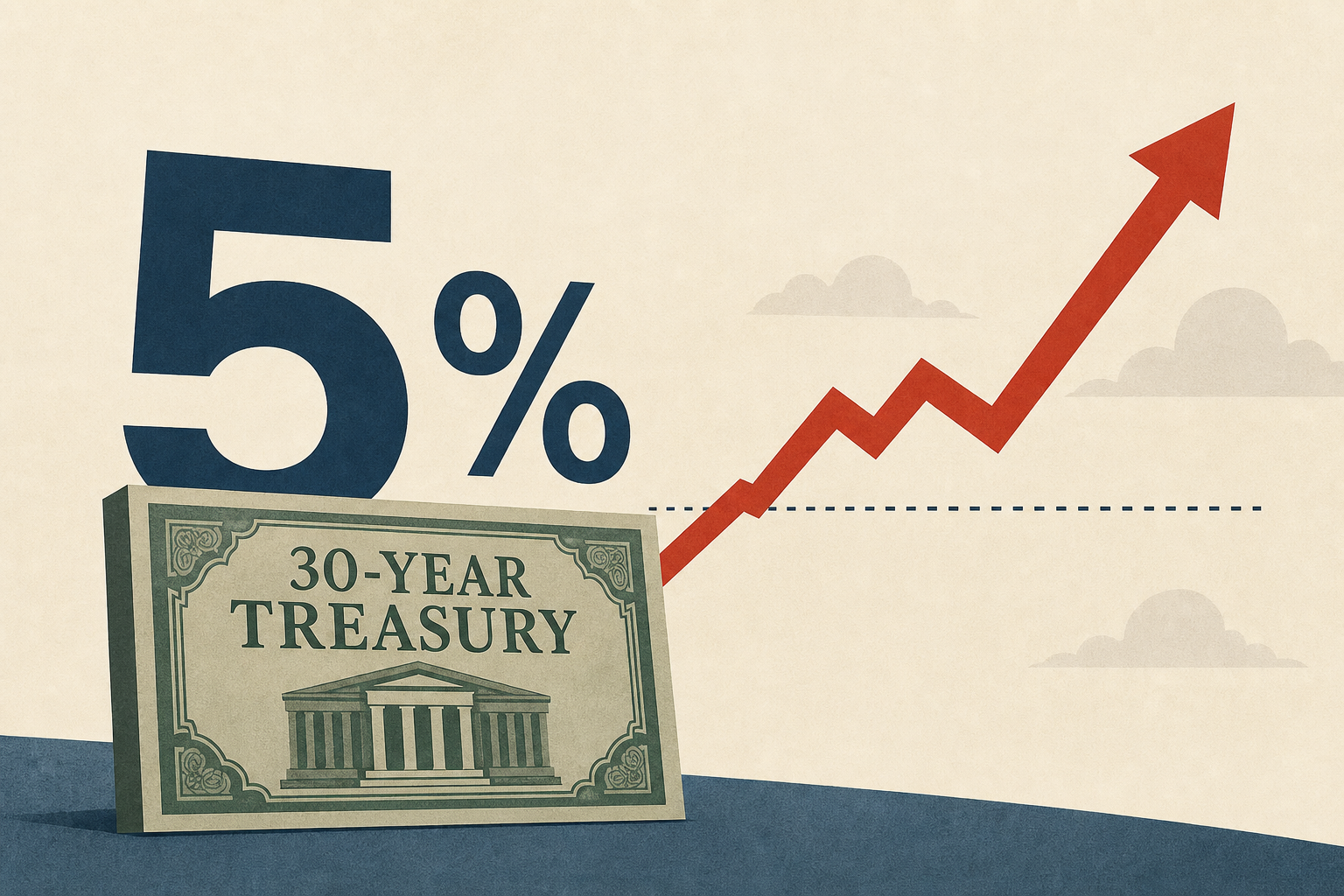 30-year Treasury yields stick above 5%