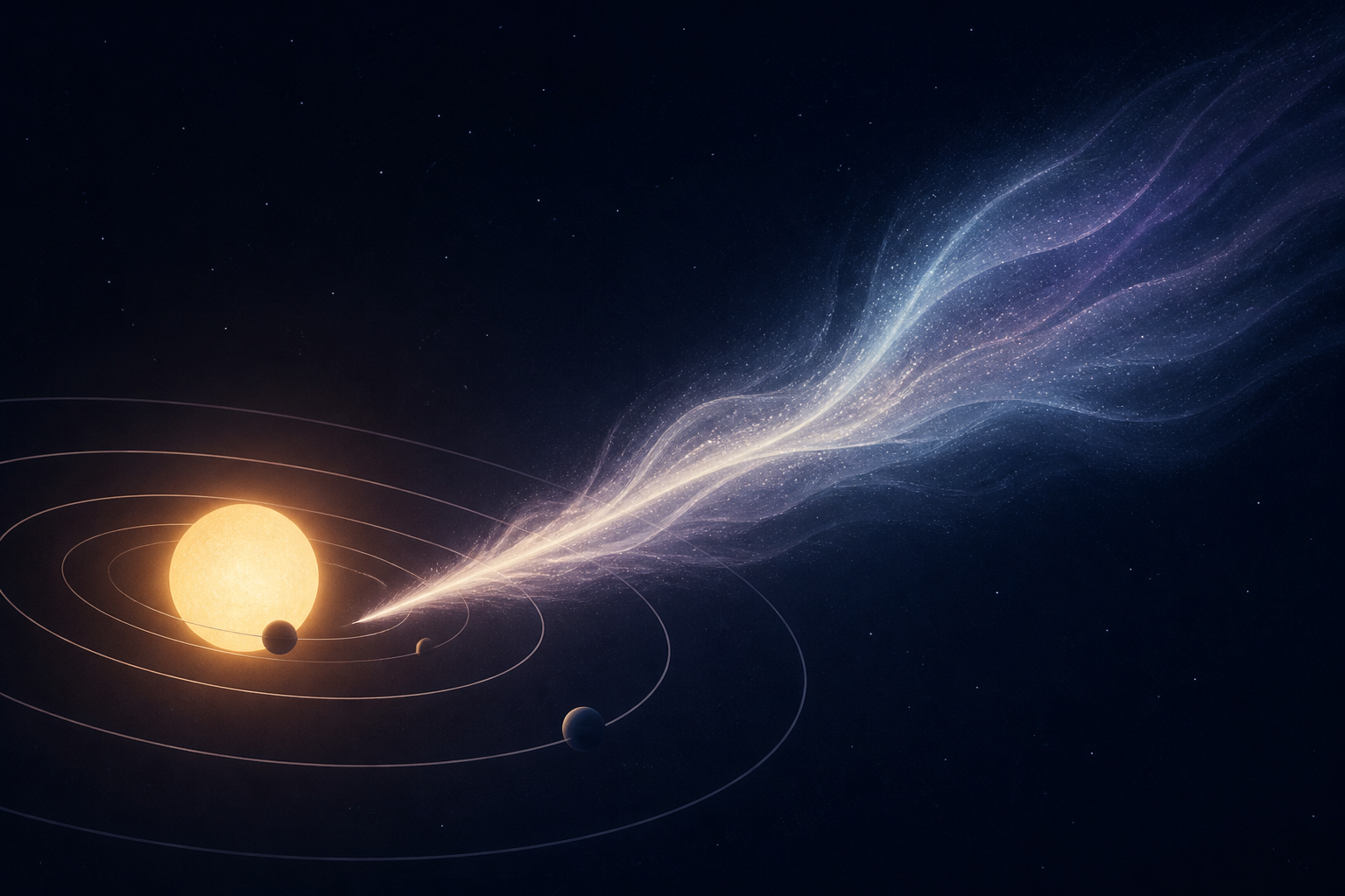 Something we’ve never seen before is coming out of a solar system in our galaxy, astronomers say