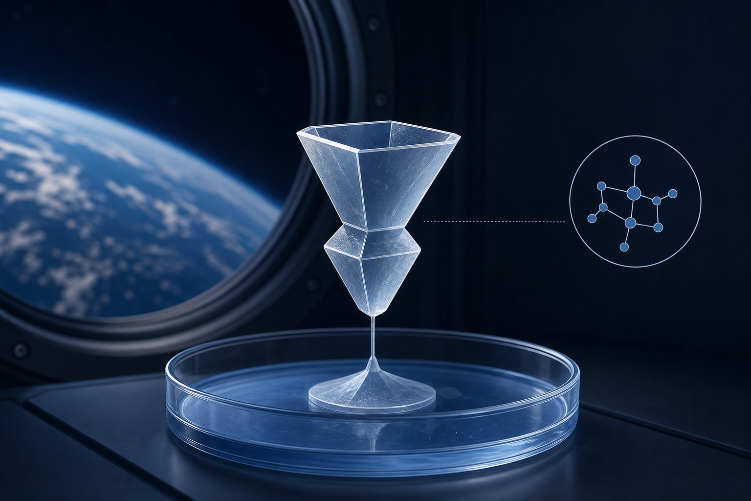 NASA astronaut shares image of impossible-looking 'hopper' crystal growing on the space station. What is ha...