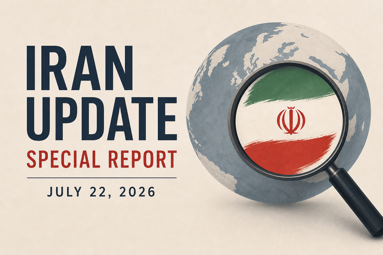Iran Update Special Report, July 22, 2026