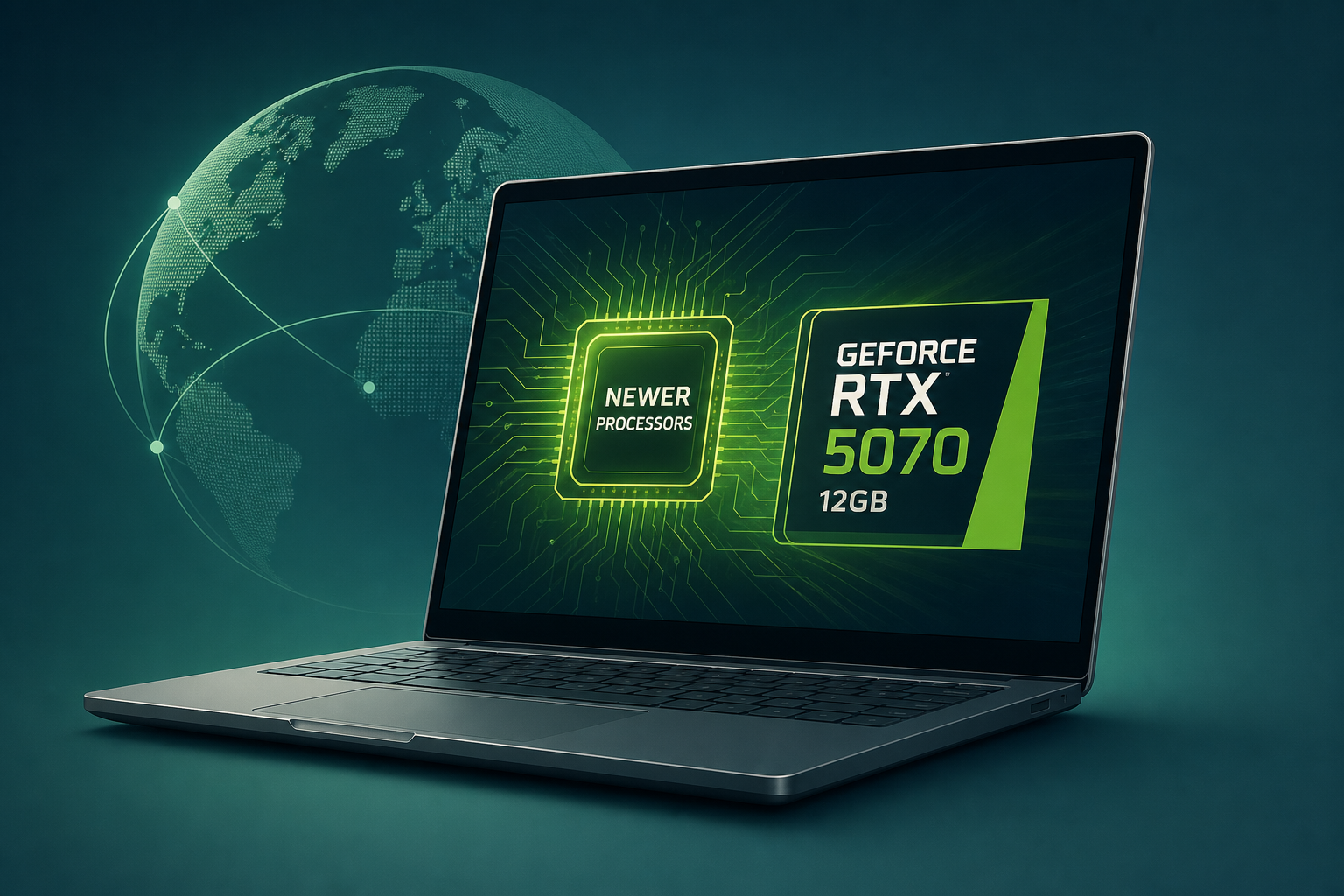 inch laptop globally with newer processors and Nvidia GeForce RTX 5070 12GB