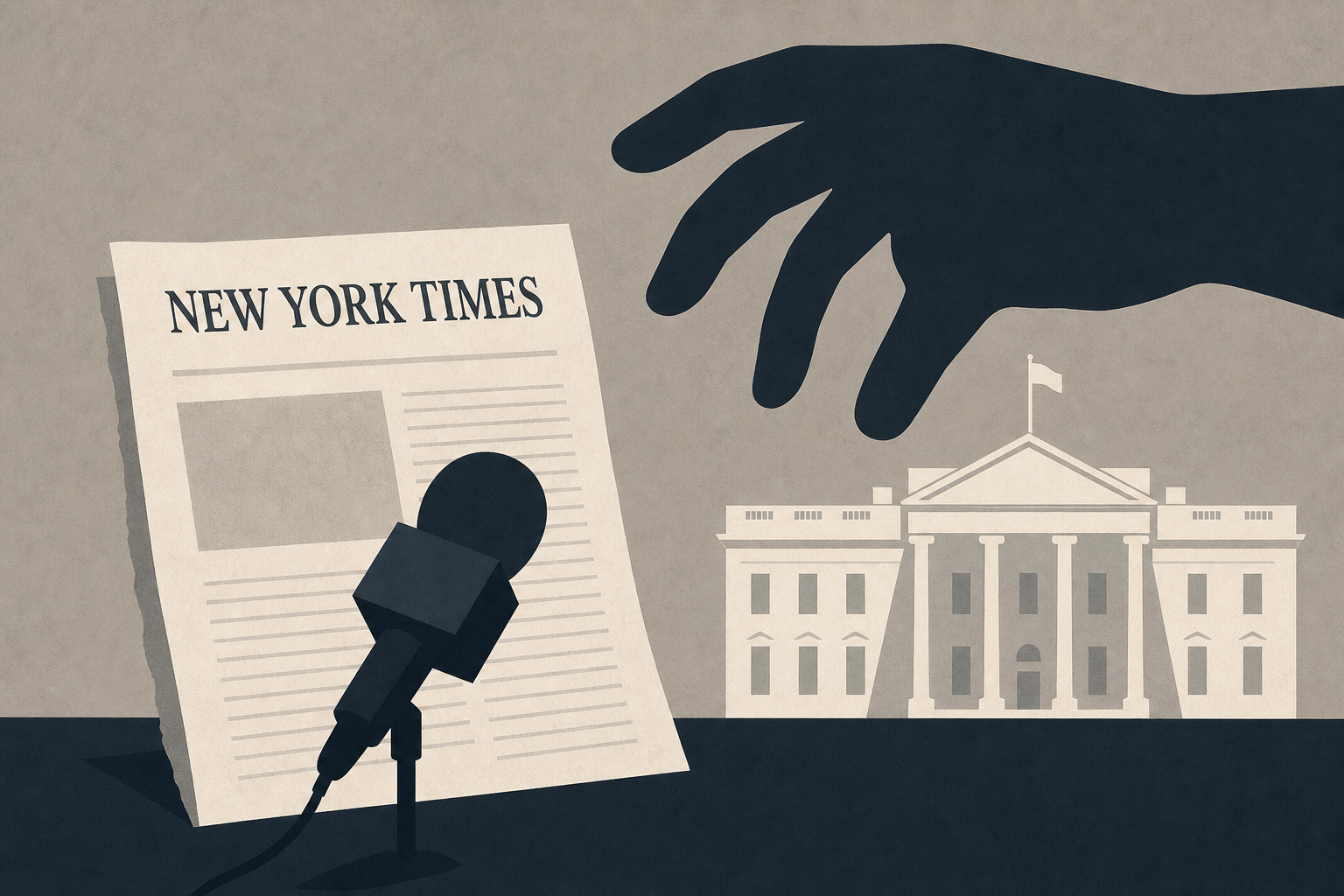 ‘New York Times’ alleges White House seeks to intimidate reporters : NPR