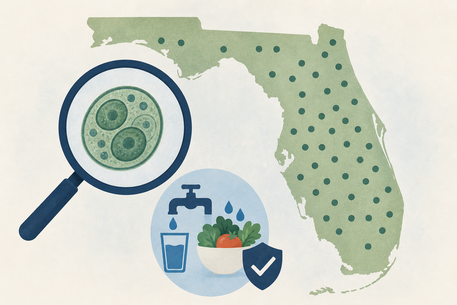 Cyclospora cases in Florida now in 36 counties. How to avoid it