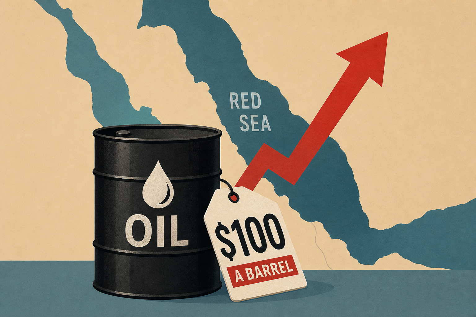 Oil Prices Hit $100 a Barrel After Attacks in Red Sea: Iran War Live Updates