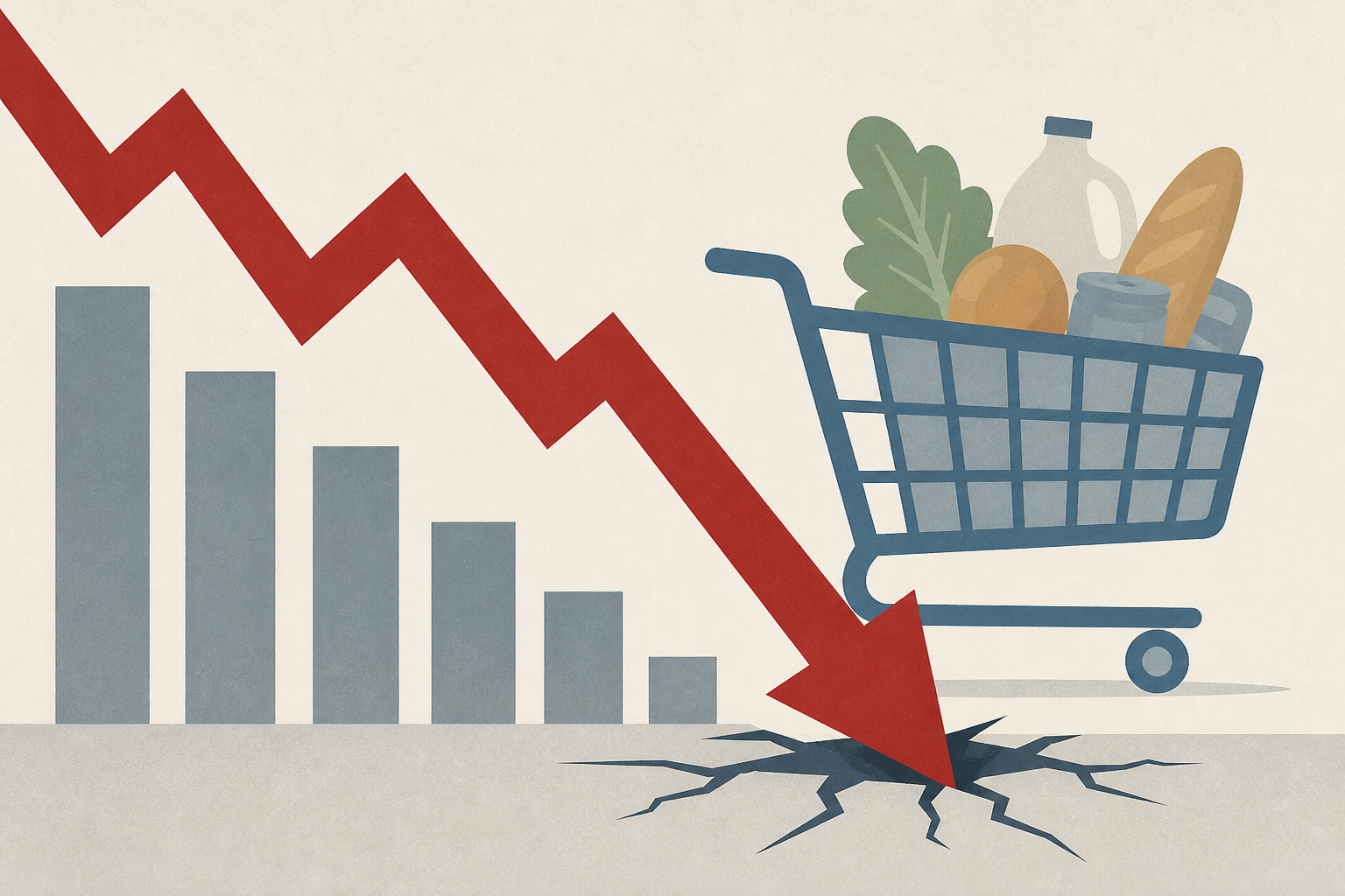 Albertsons stock plunges on lowered outlook, softened grocery trends