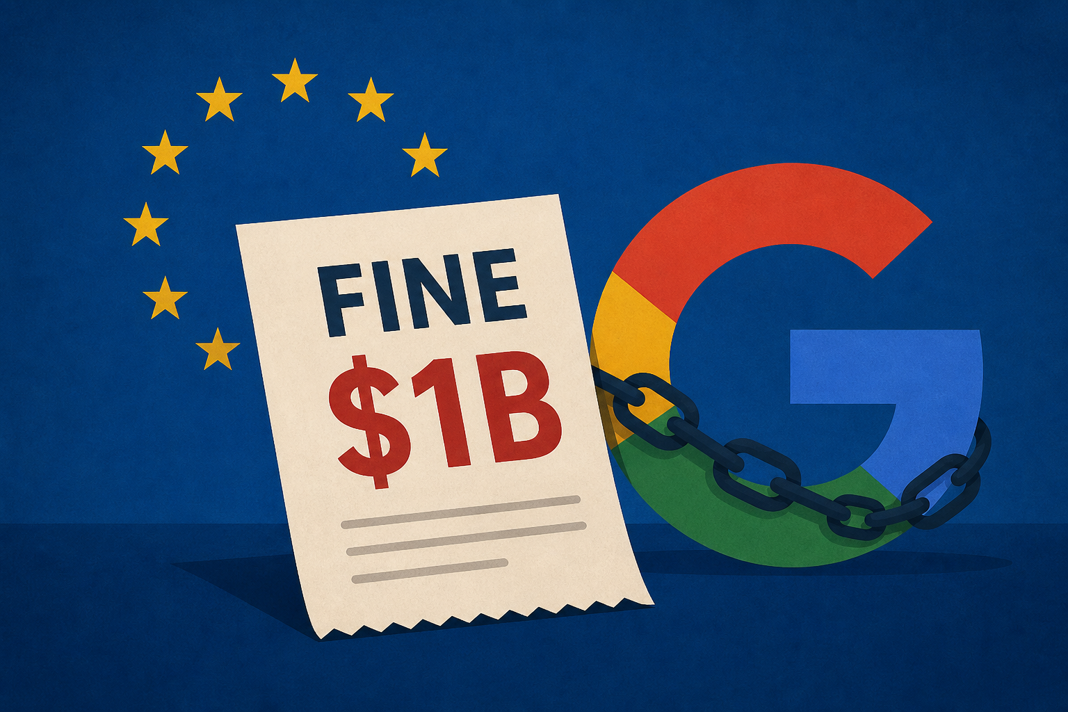 EU fines Google $1B for breaking antitrust regulations