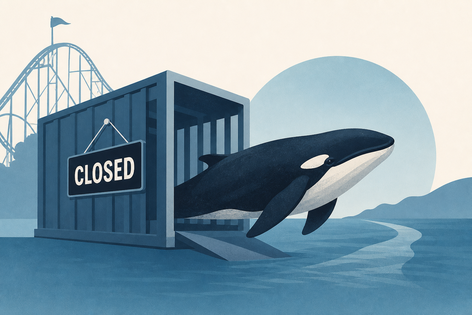 After Theme Park Closing, a Relocation of the Whales