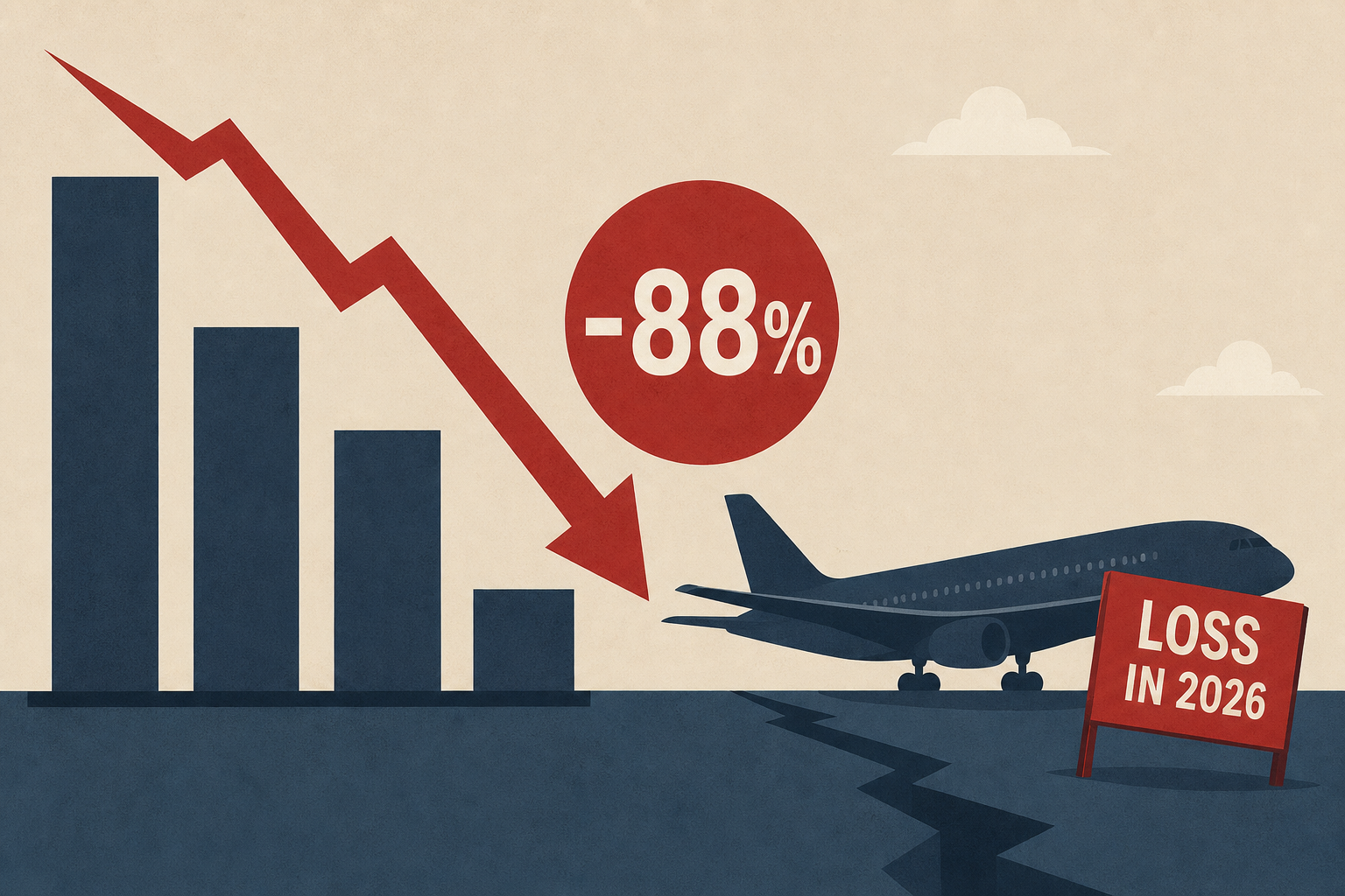 American Profits Plunge 88% In Q2, Airline Likely To Lose Money In 2026