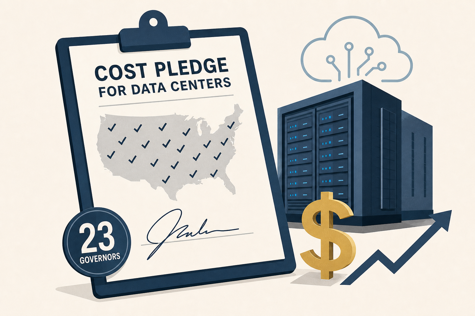 23 governors sign President Trump's cost pledge for data centers