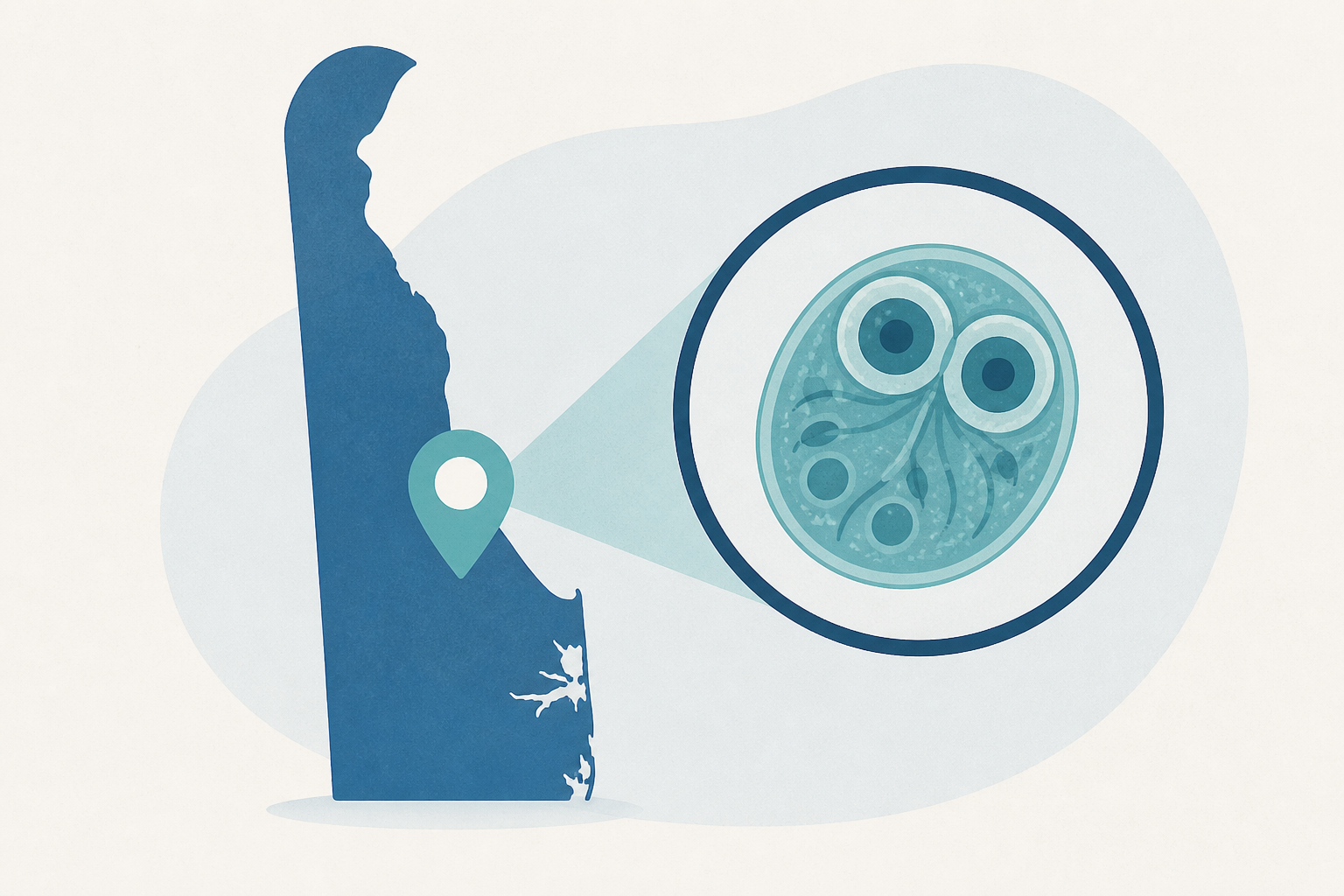 Delaware confirms first case of cyclosporiasis