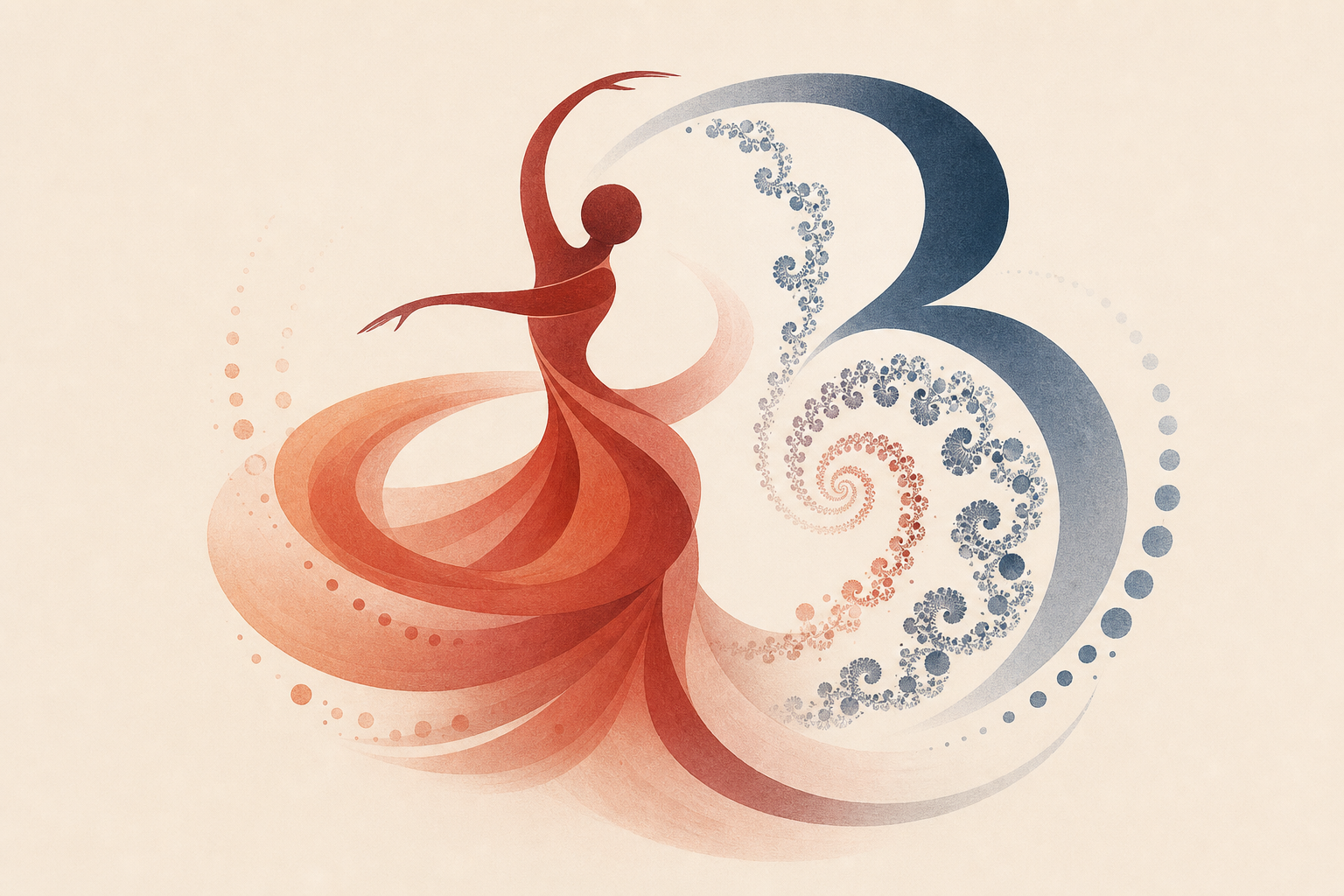 Hong Wang Twirls in Fractal Dimensions of Three