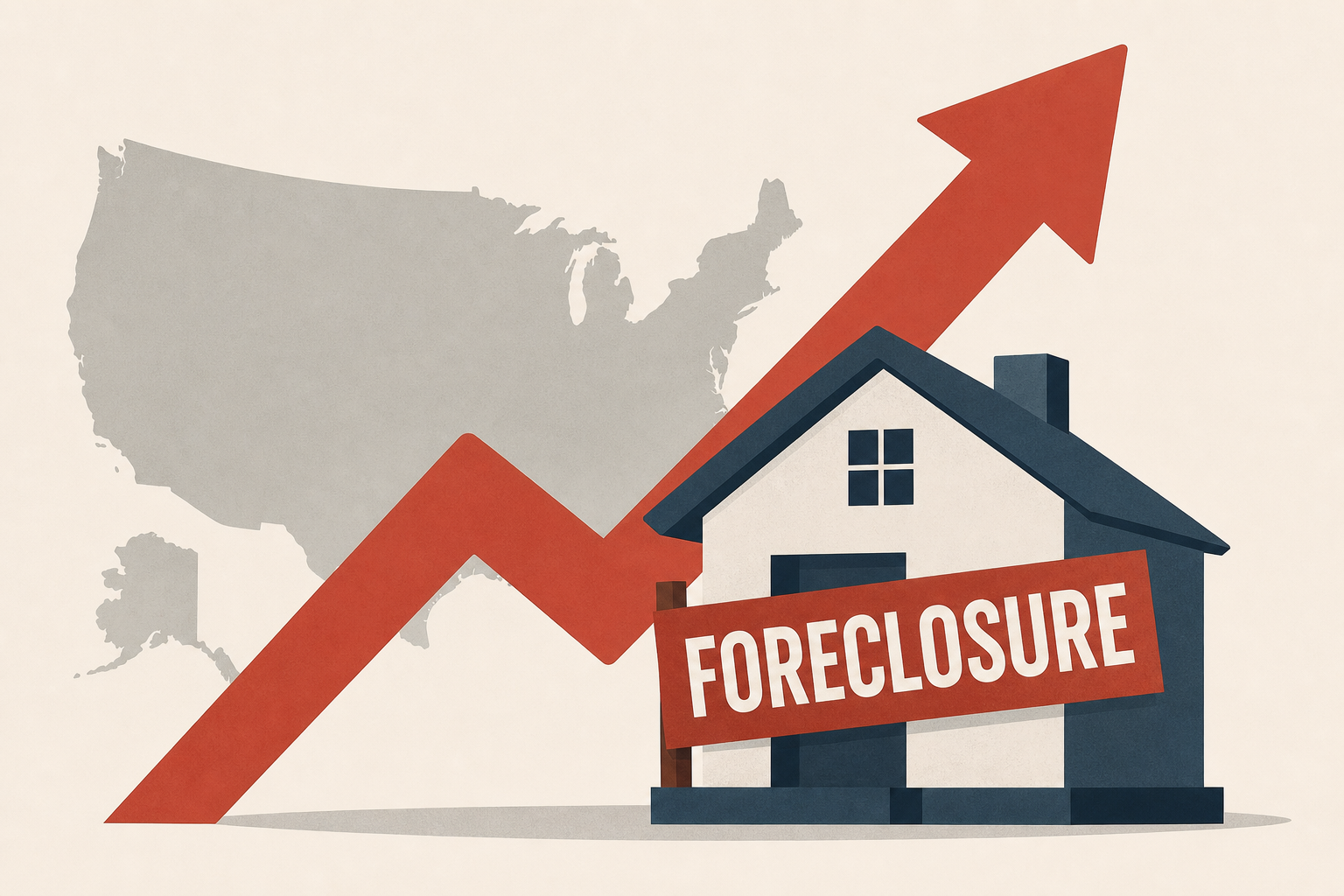 Foreclosures on the rise nationwide, data shows