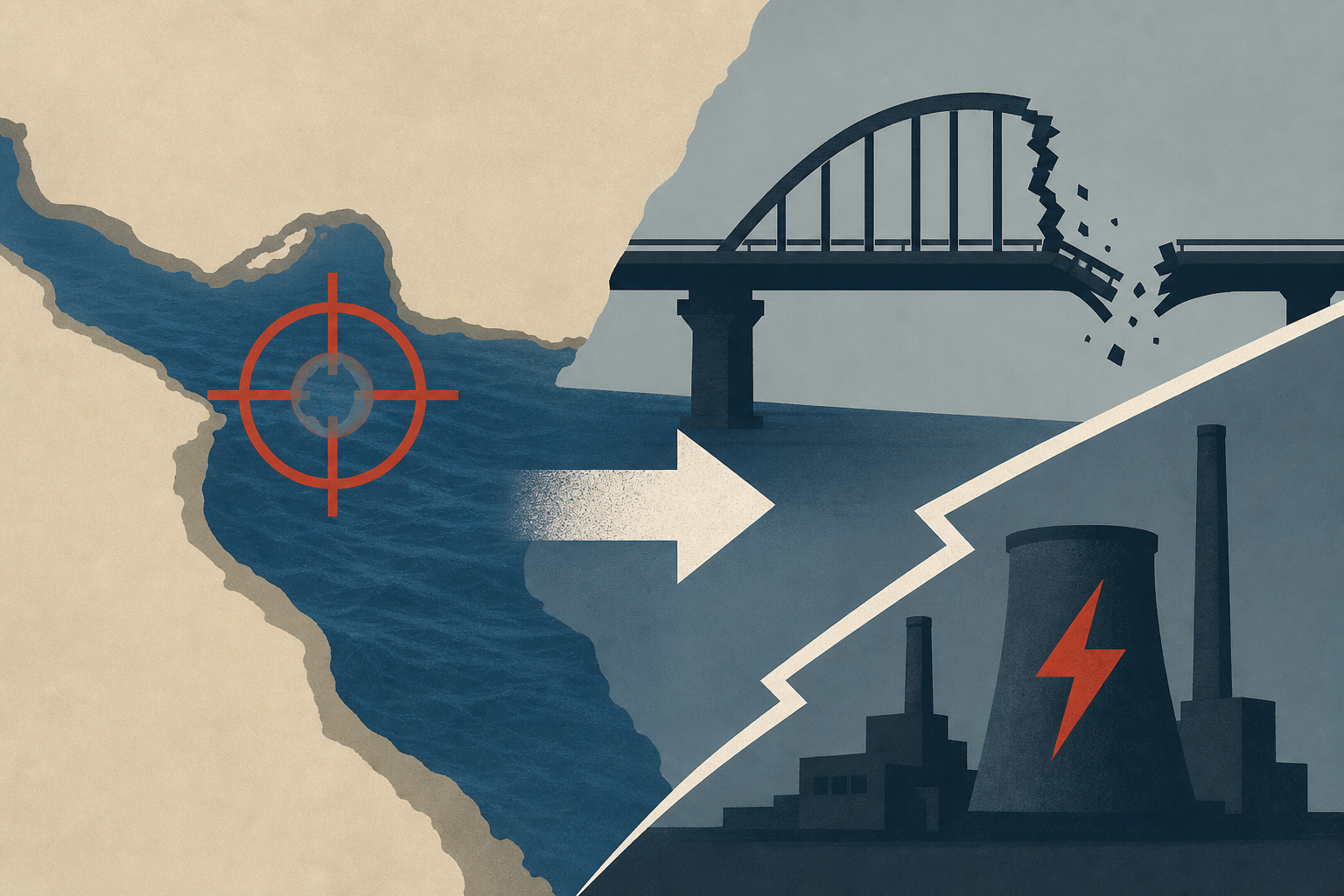 Trump to Iran: For Each Hormuz Hit, We'll Level a Bridge, Power Plant