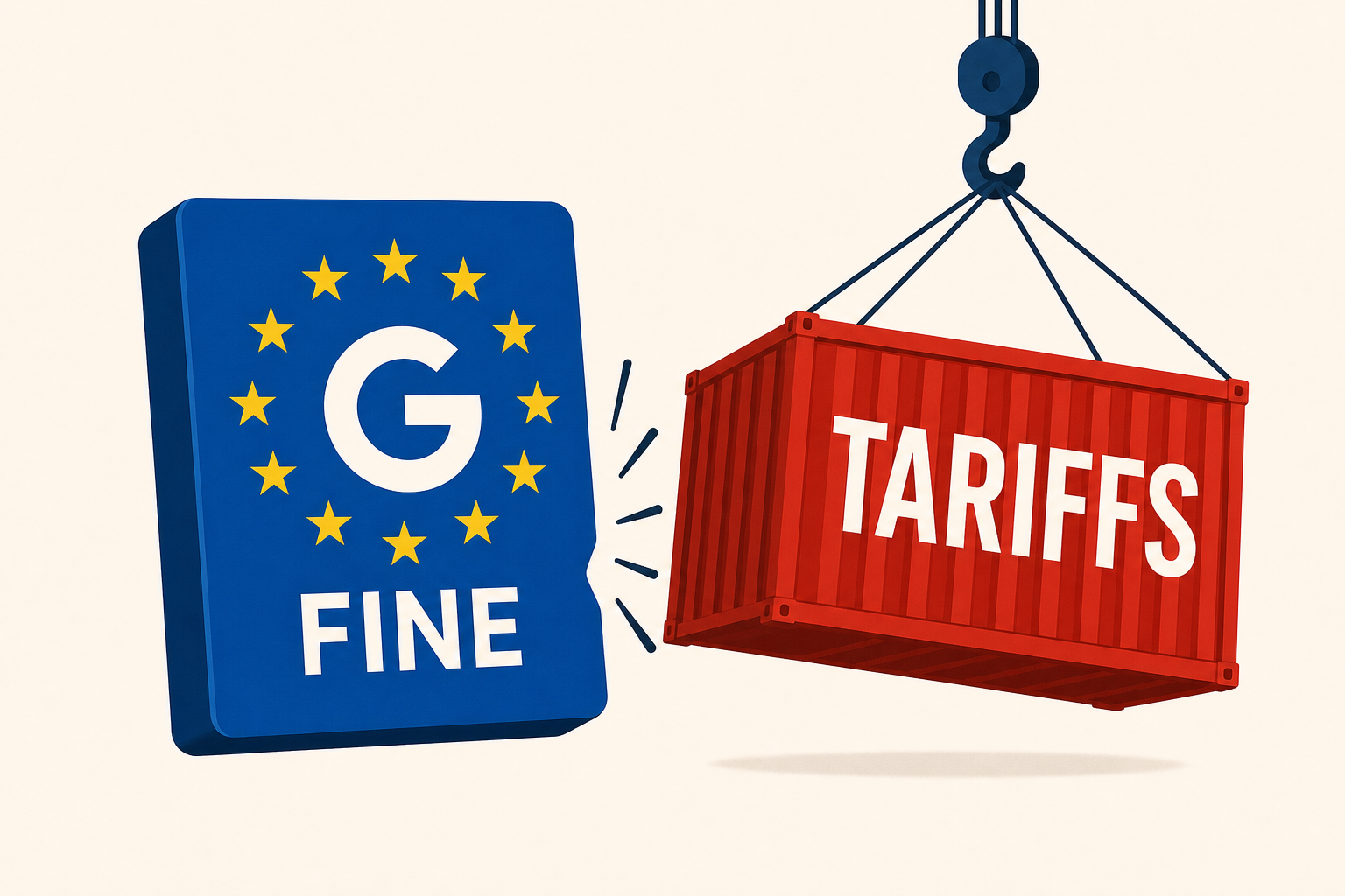 EU’s Google fine risks triggering Trump as he gears up for more tariffs