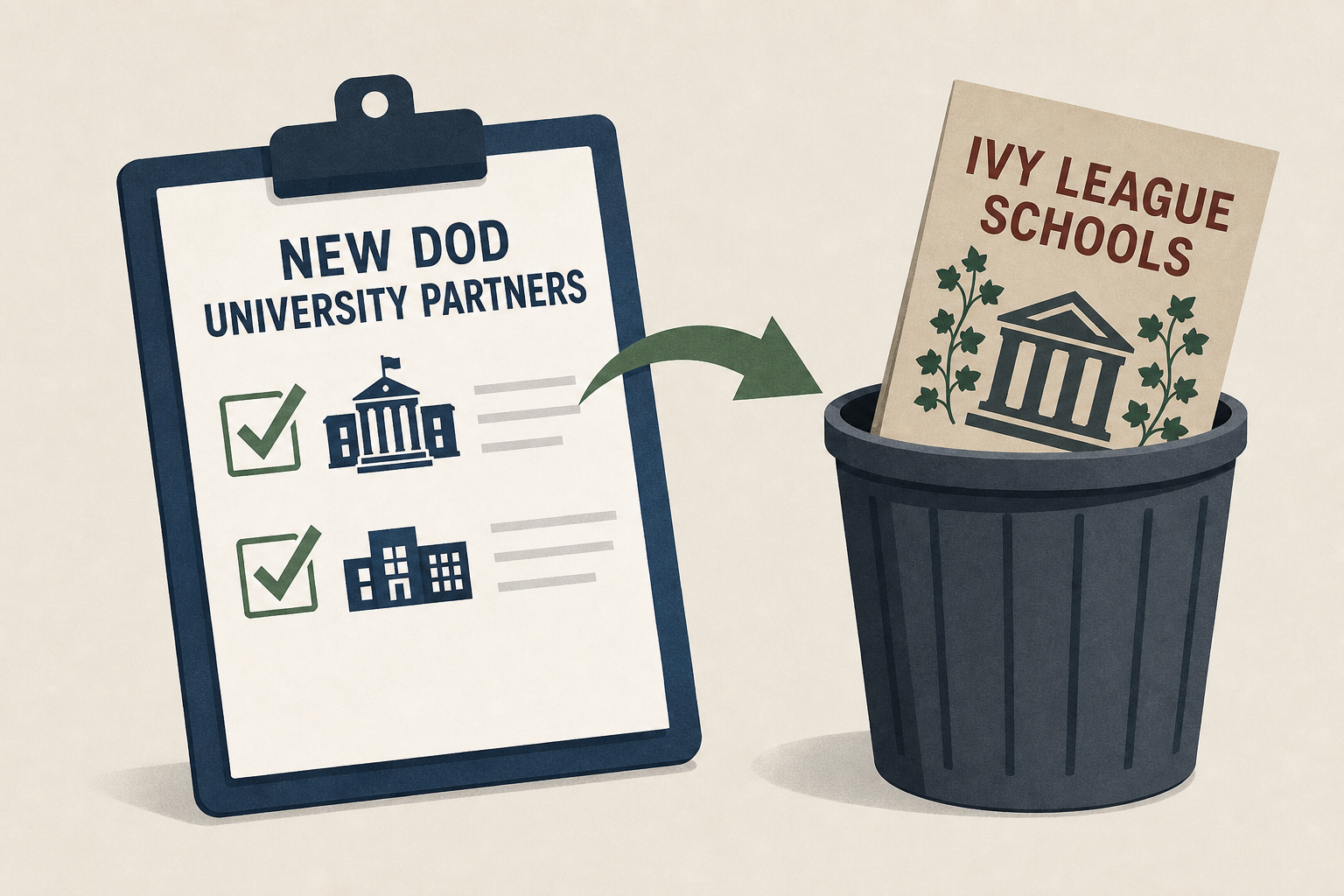 Hegseth Picks New DOD University Partners After Dumping Ivy League Schools