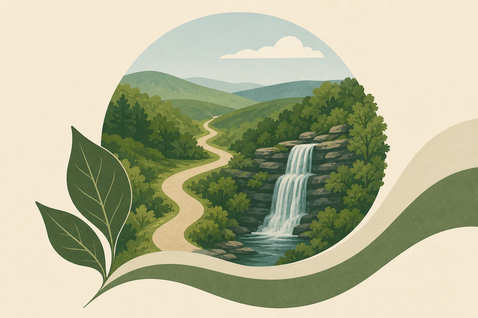 Between Indianapolis And Evansville Is A Hilly Nature Preserve For Hiking, Seasonal Waterfalls, And Serene Vibes