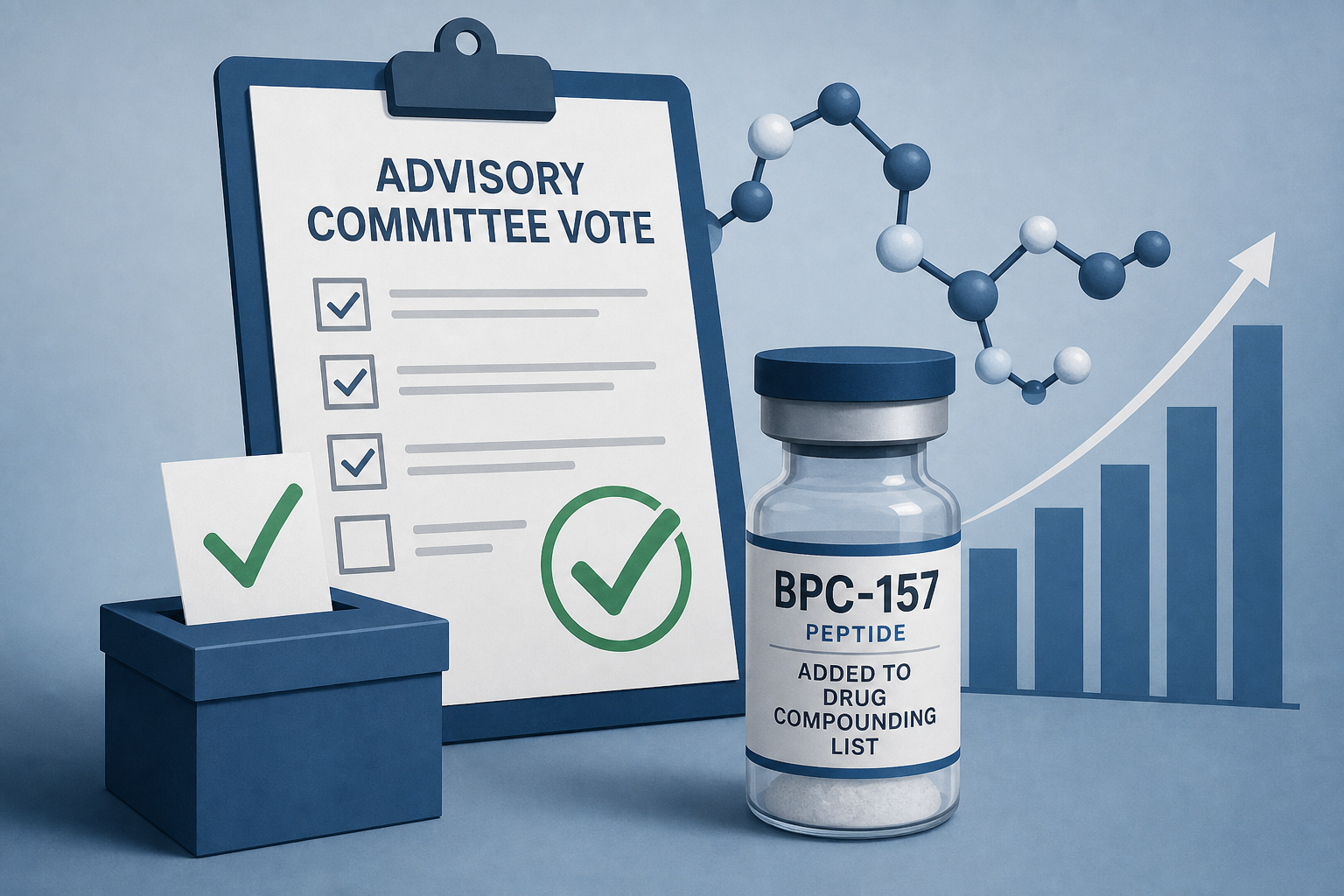 FDA advisory committee votes to add popular peptide BPC-157 to drug compounding list