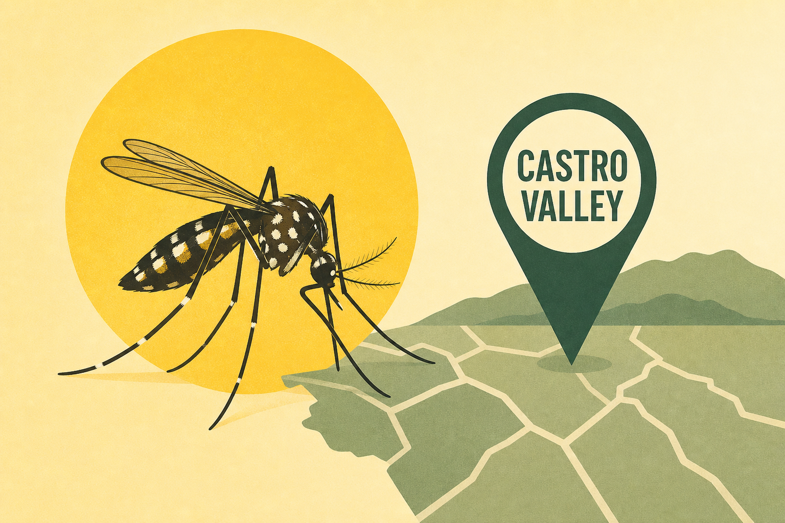 Invasive 'yellow fever' mosquito newly found in Castro Valley