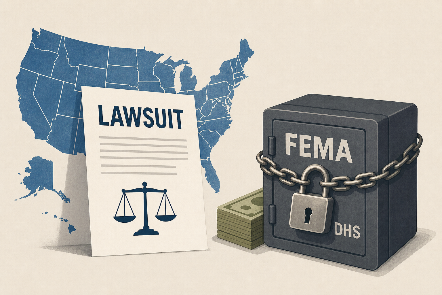 25 states sue FEMA and DHS, accusing Trump administration of withholding funding