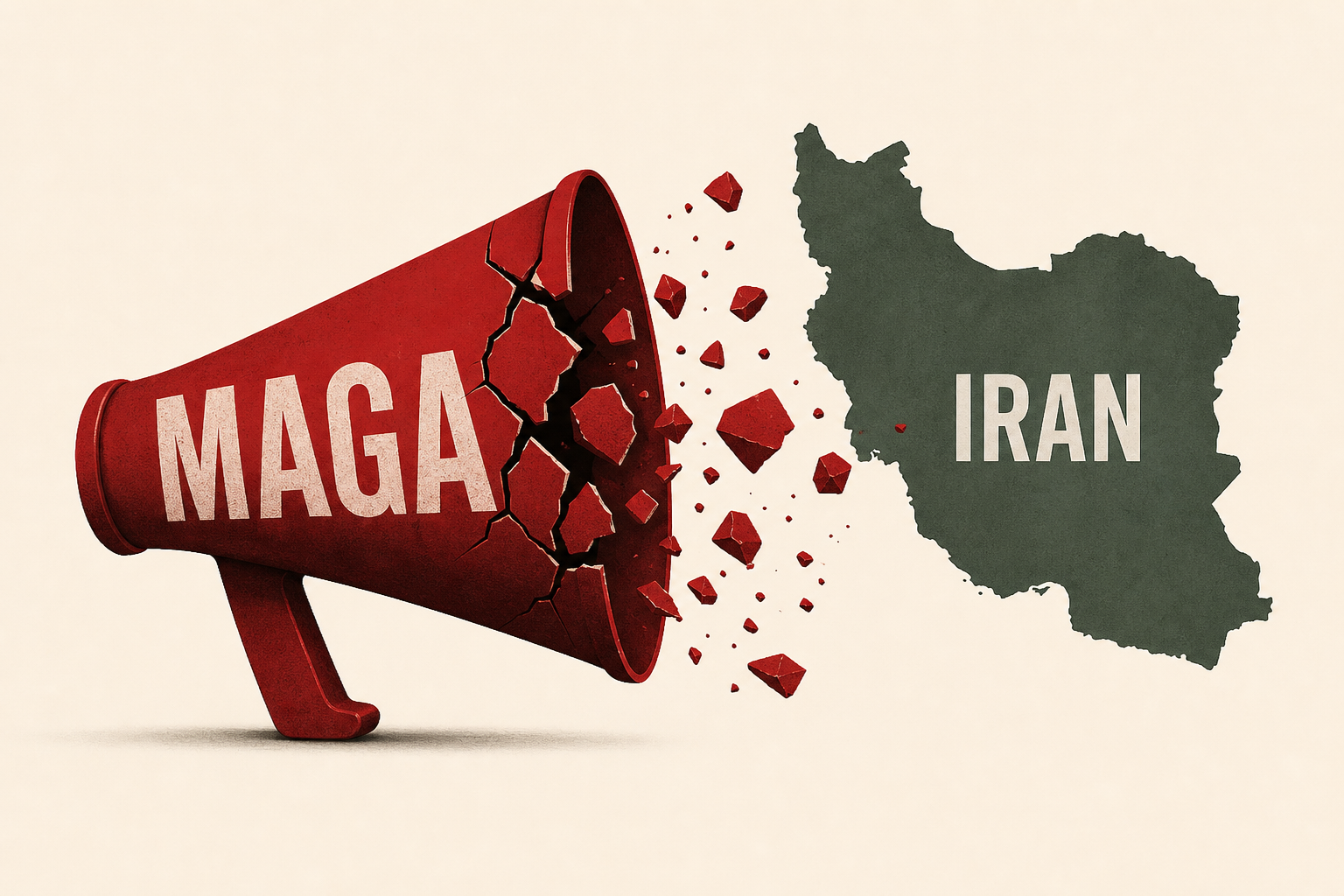 Trump’s MAGA echo chamber is crumbling over Iran