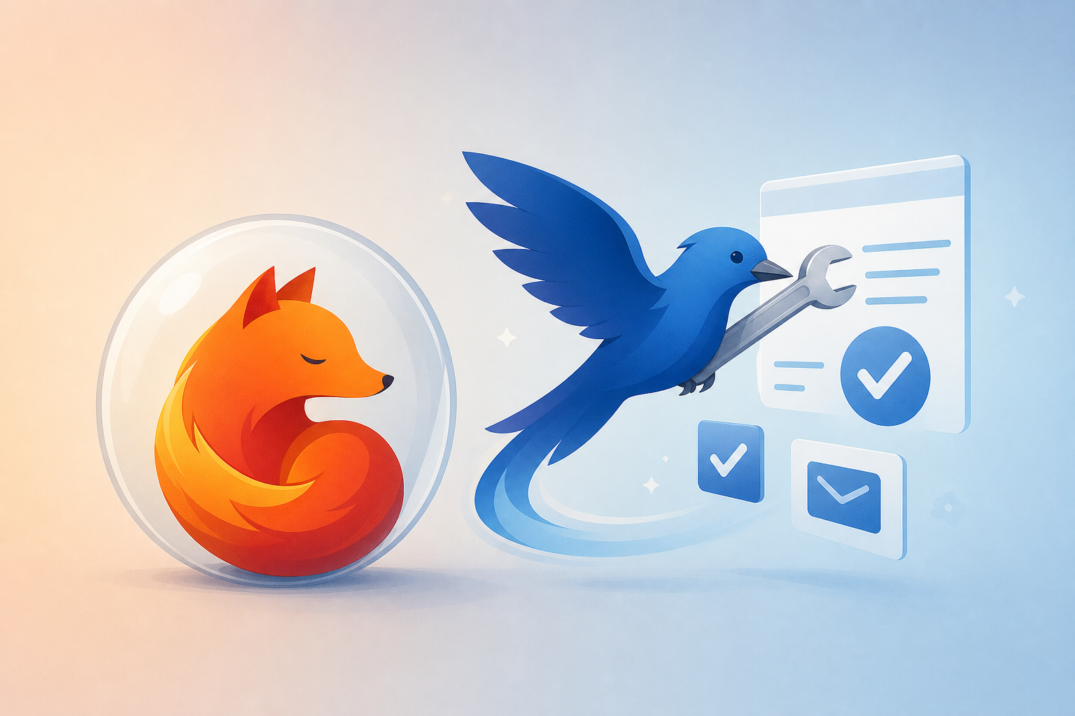Firefox 153 contains itself while Thunderbird 153 fixes almost everything