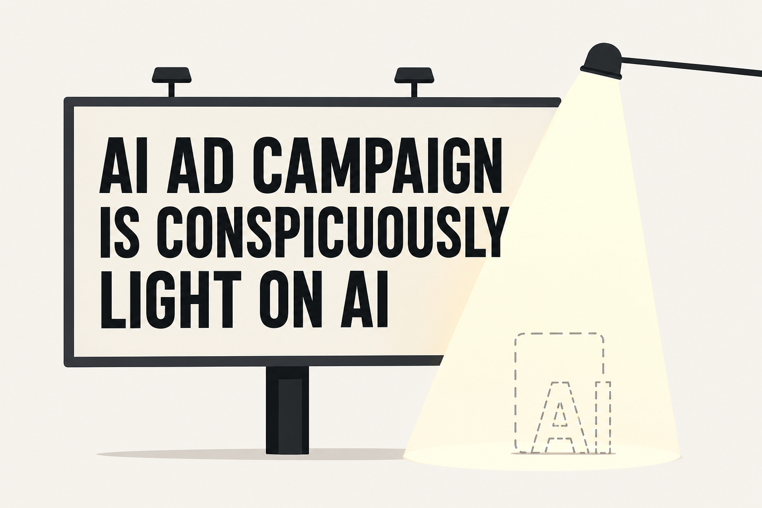 AI Ad Campaign Is Conspicuously Light On AI