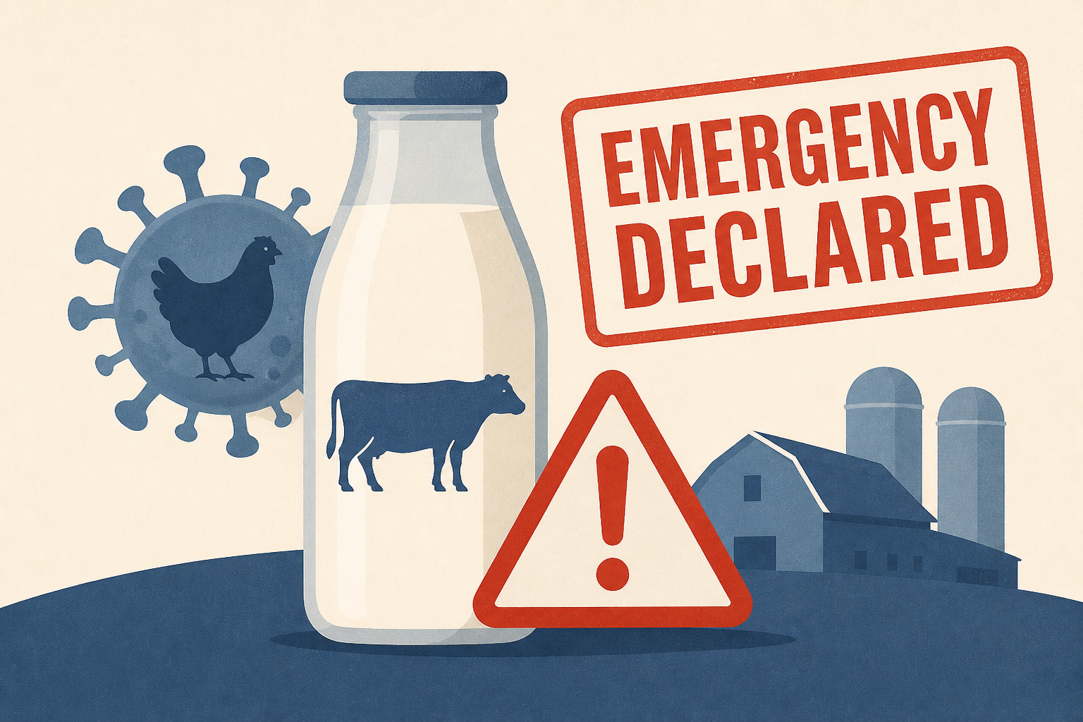 Avian flu impacting milk production at Weber County dairies, officials declare emergency