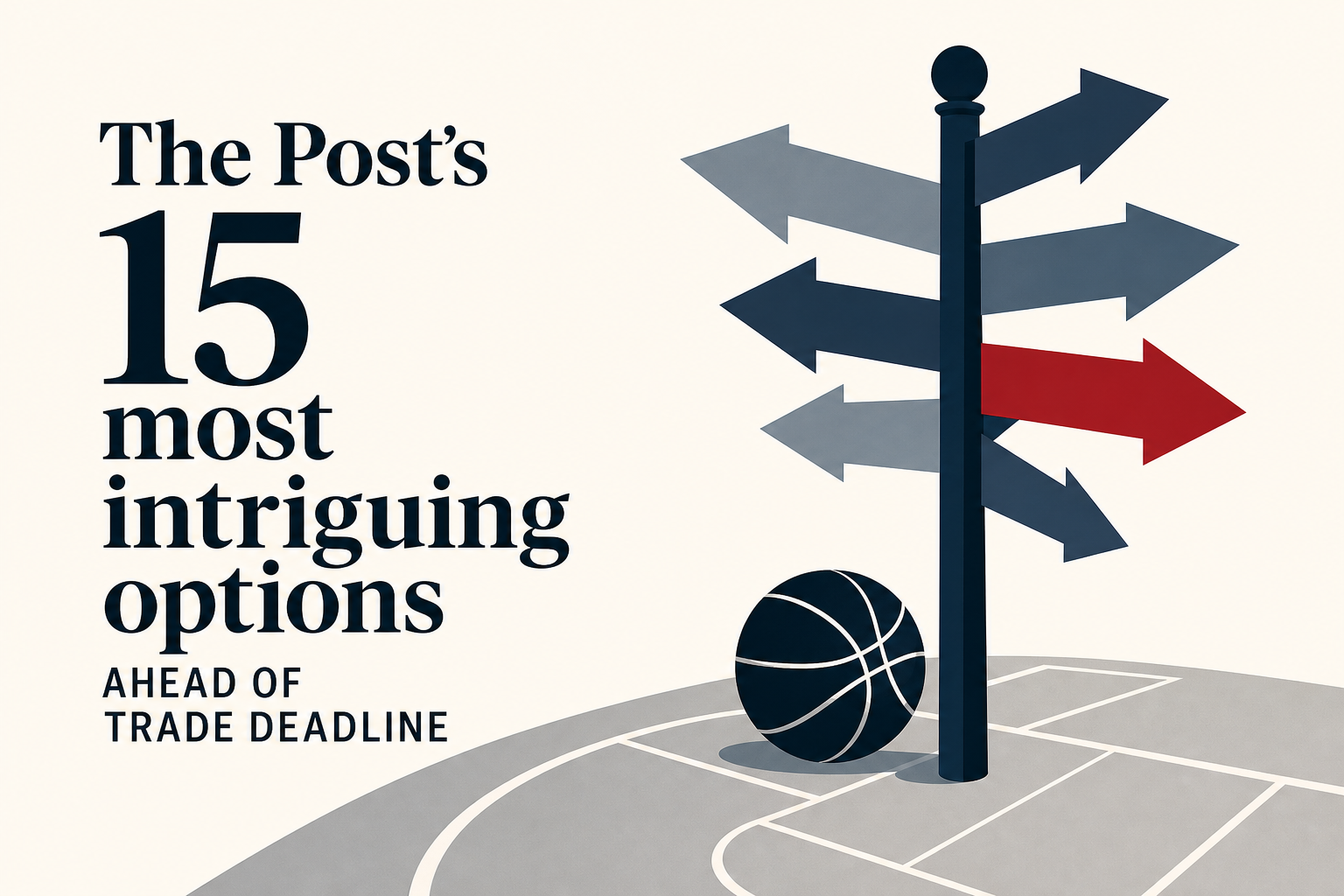The Post's 15 most intriguing options ahead of trade deadline