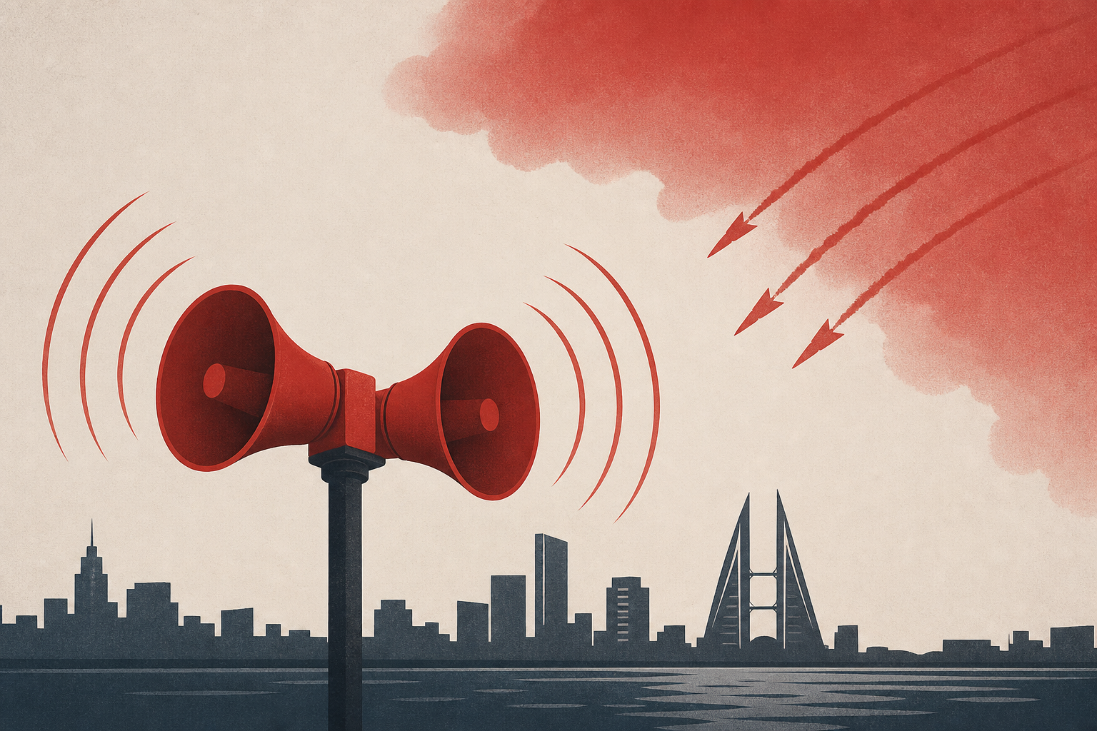 Sirens sound across Bahrain in continued Iranian attack on Gulf